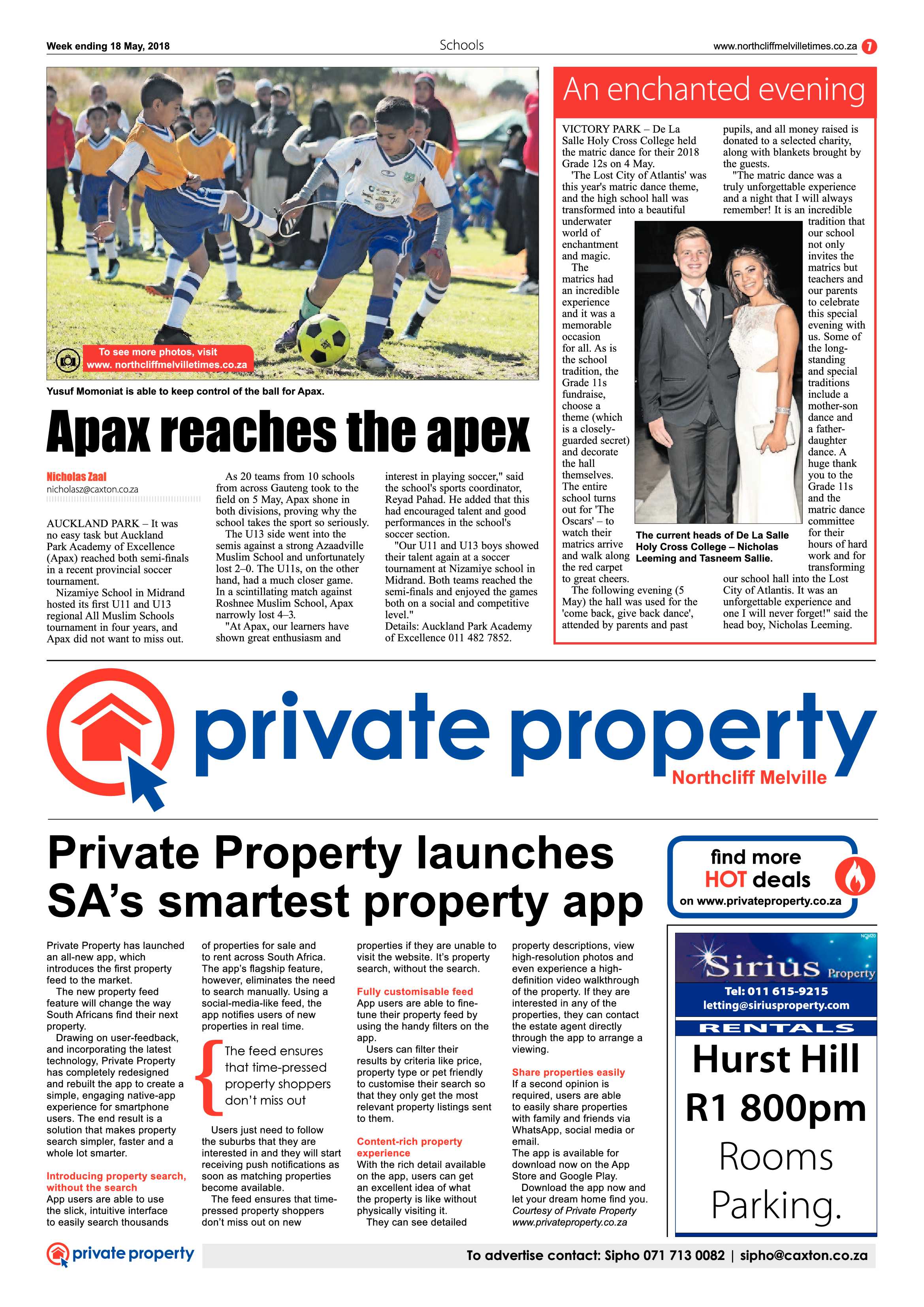 Northcliff Melville Times 18 May 2018 page 7