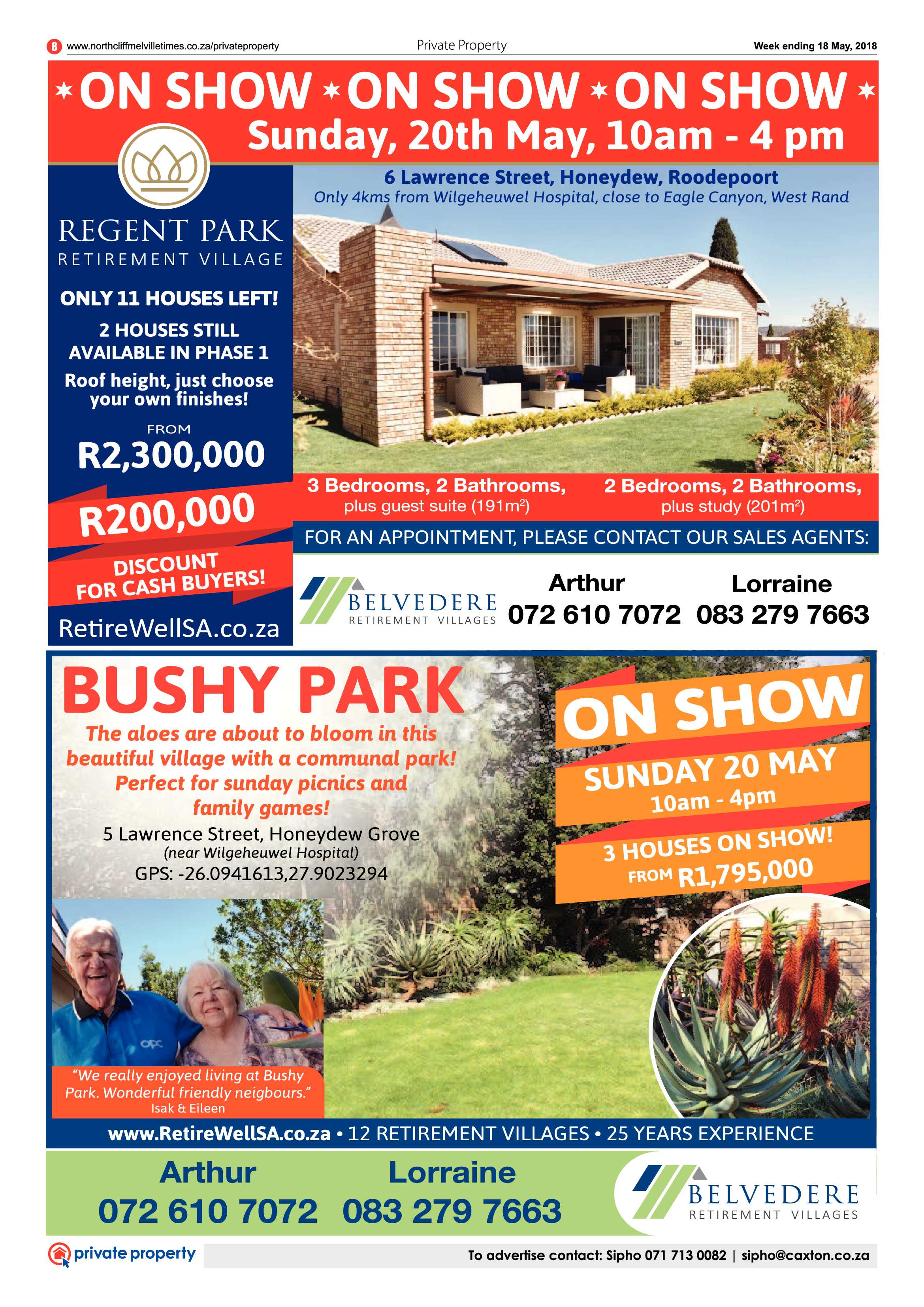 Northcliff Melville Times 18 May 2018 page 8