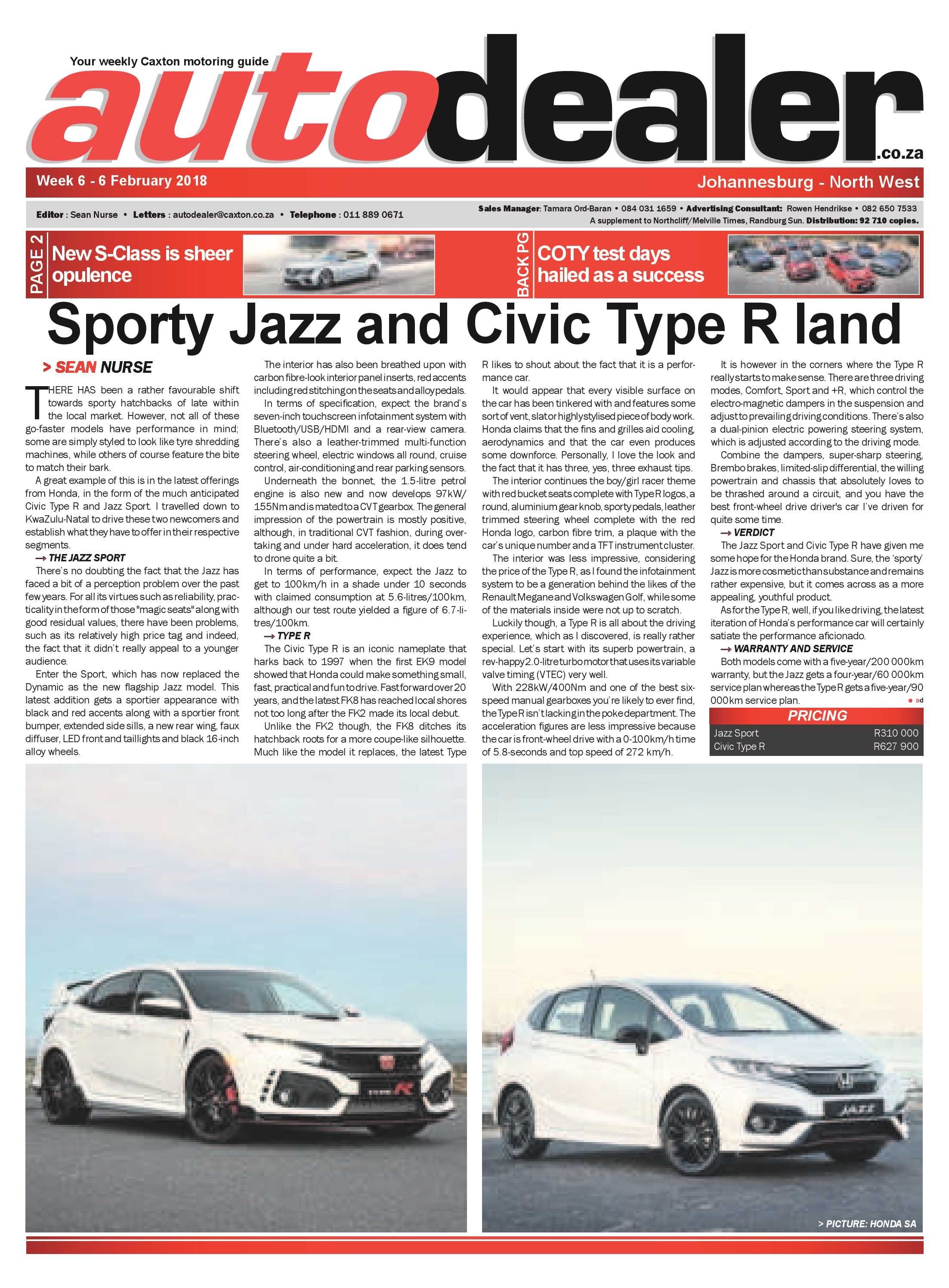 Auto Dealer North West – 6 Feb 2018 page 1