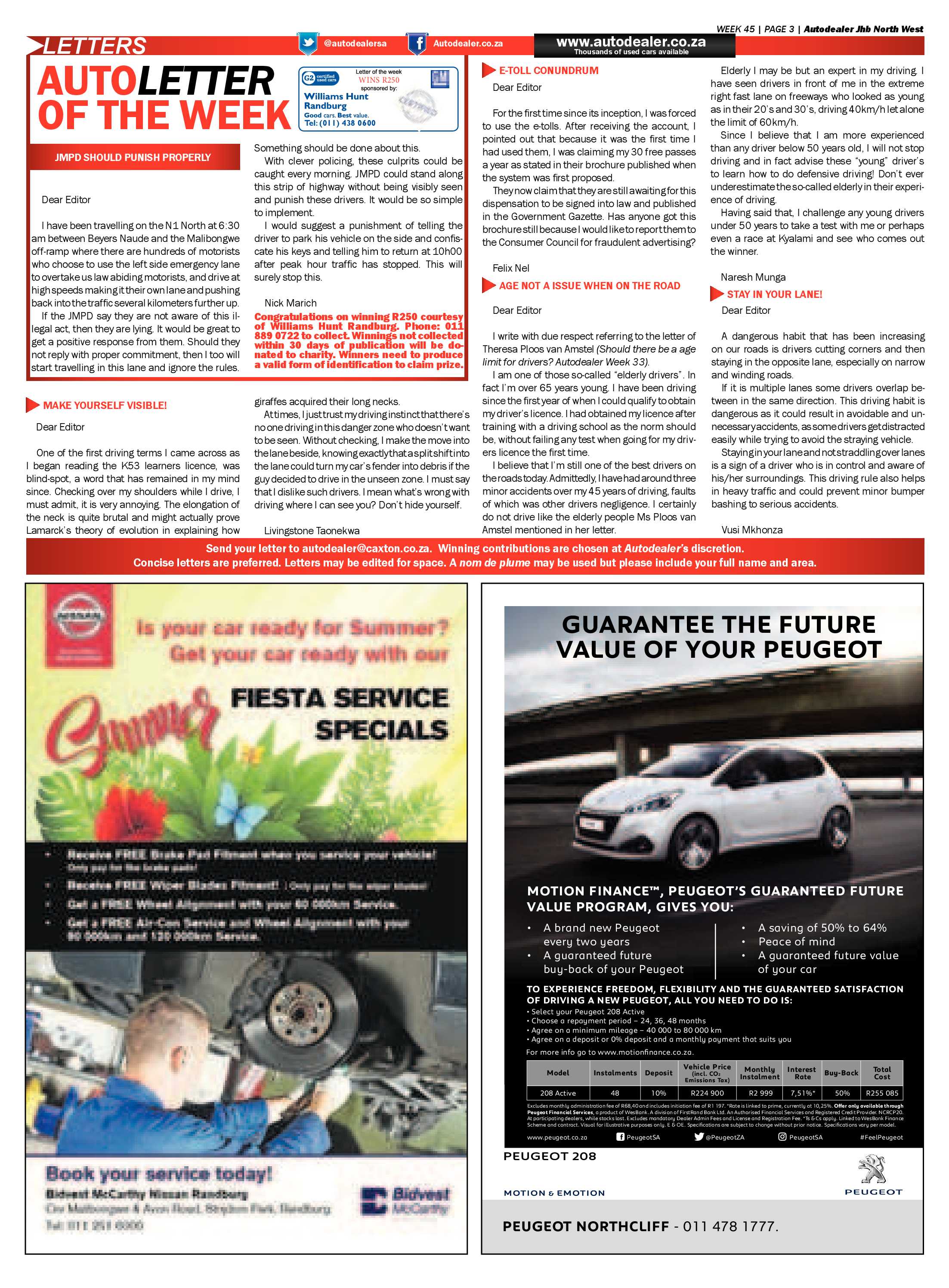 Auto Dealer North West 7 November page 3