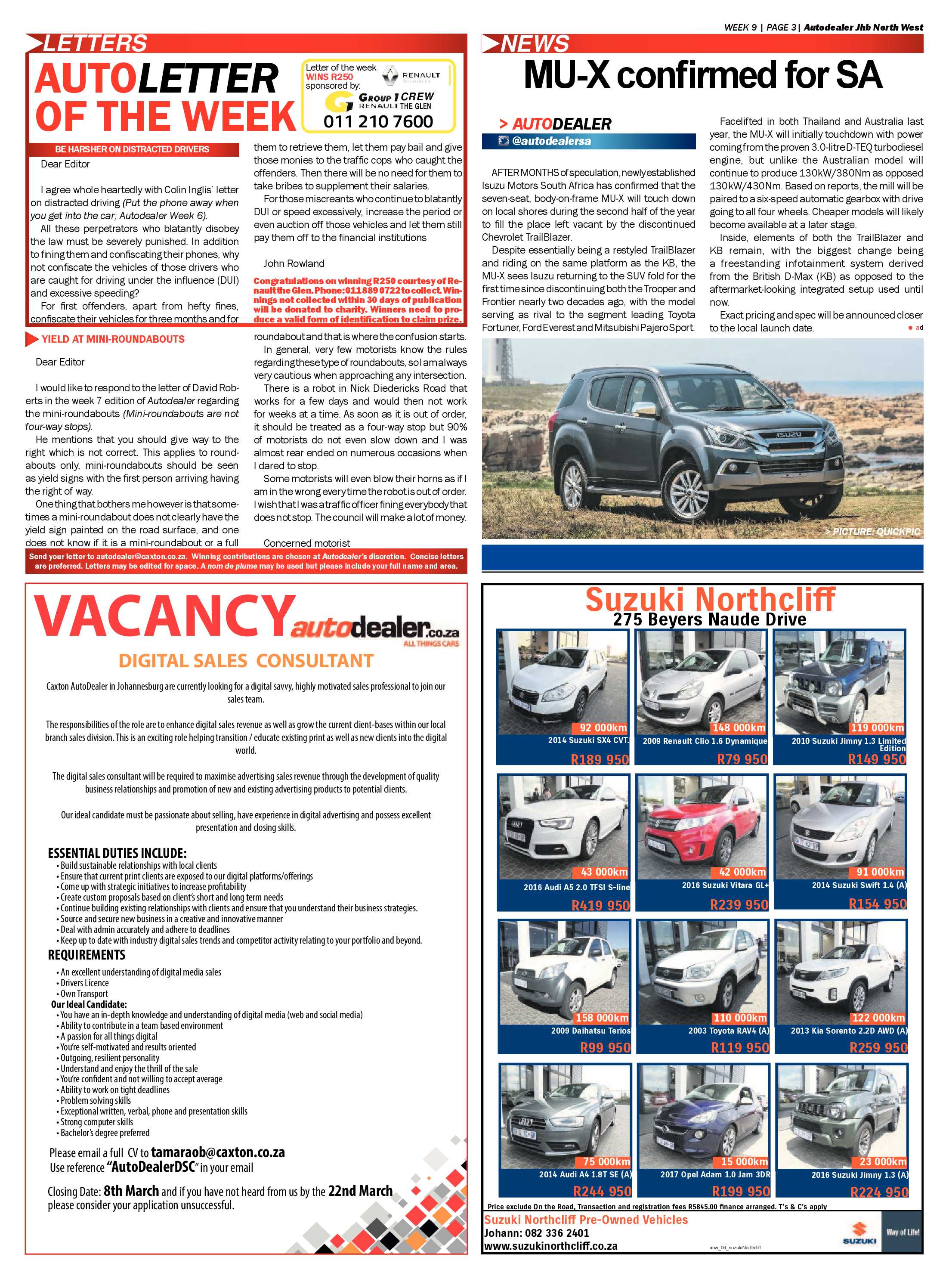 Auto Dealer North West 9-27 Feb 2018 page 3
