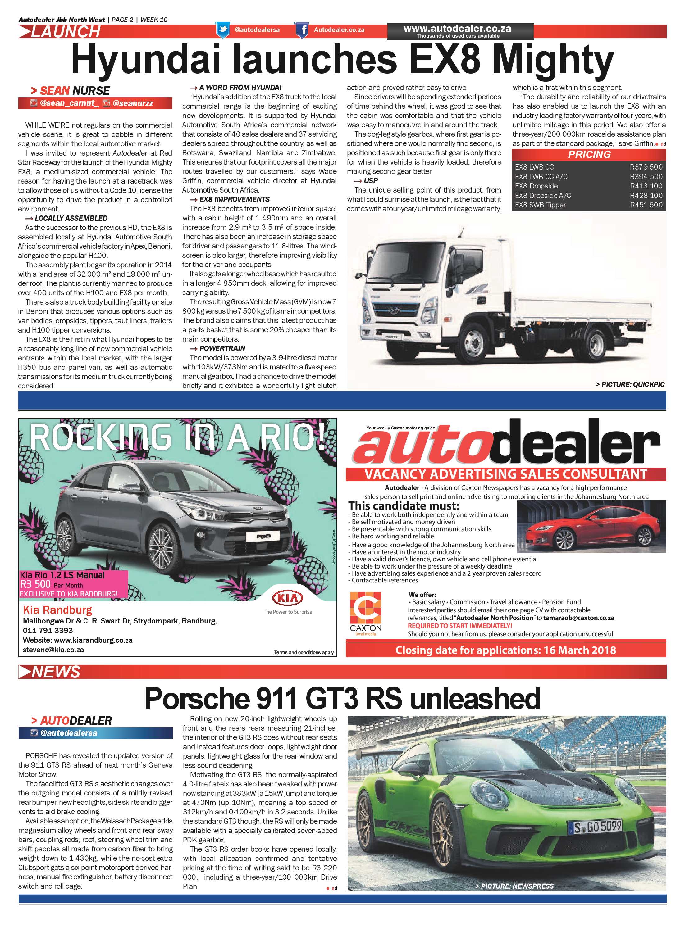 Autodealer North West 10 – 6 March, 2018 page 2