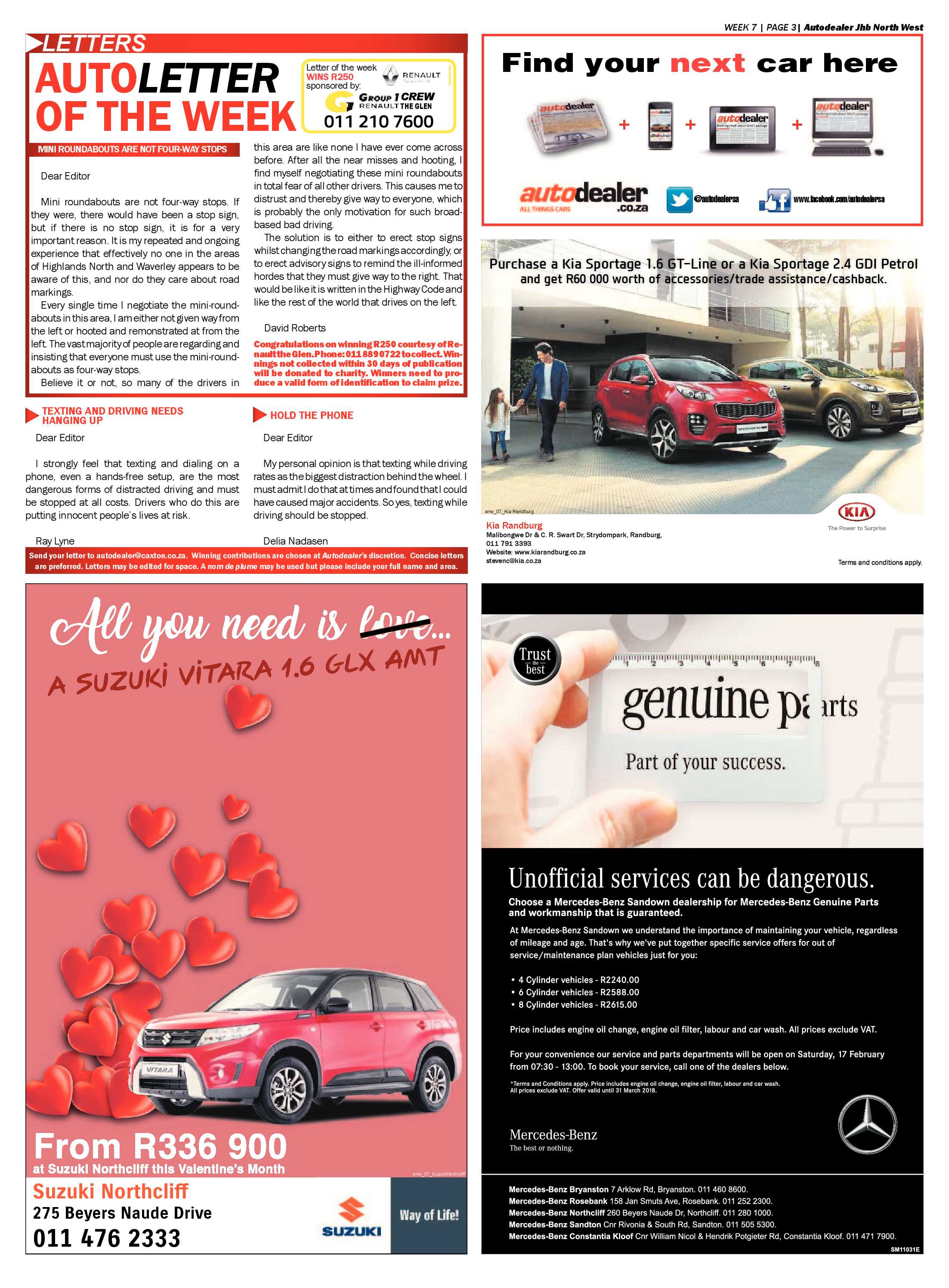 Autodealer North West 7-13 February, 2018 page 3