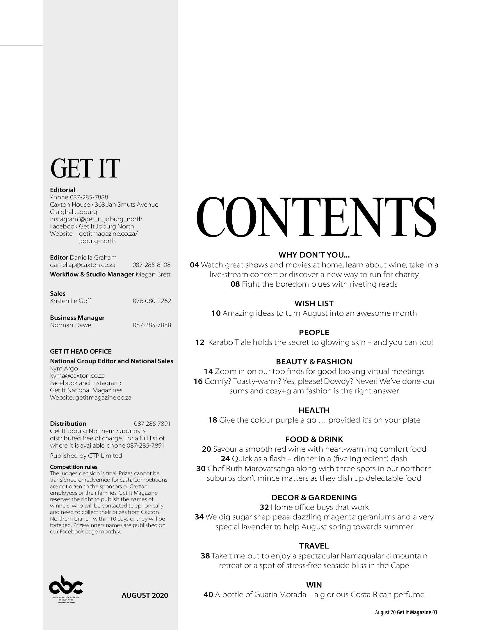 Get It Joburg North August 2020 page 3