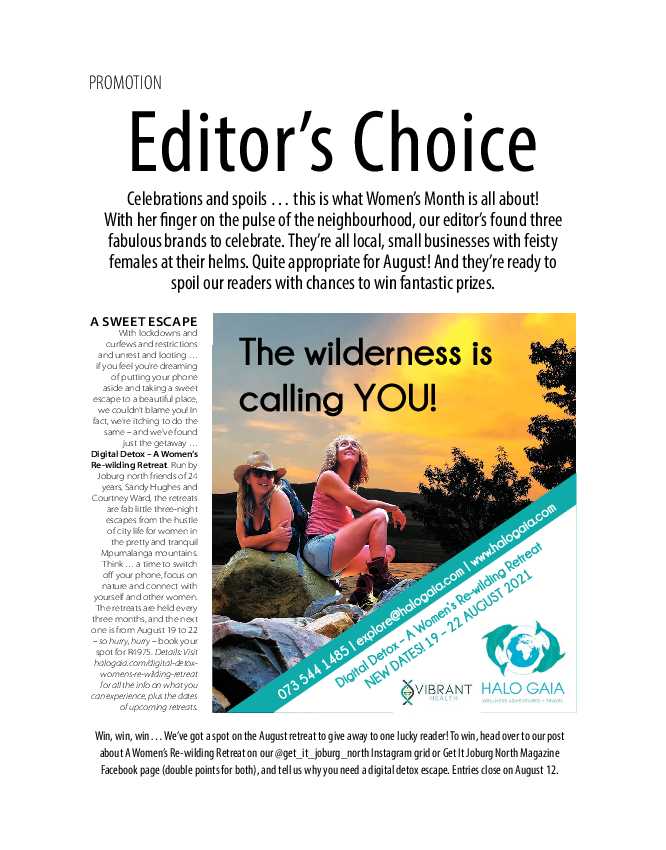 Get It Joburg North August 2021 page 26