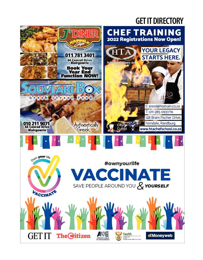 Get it Joburg North December 2021 page 32