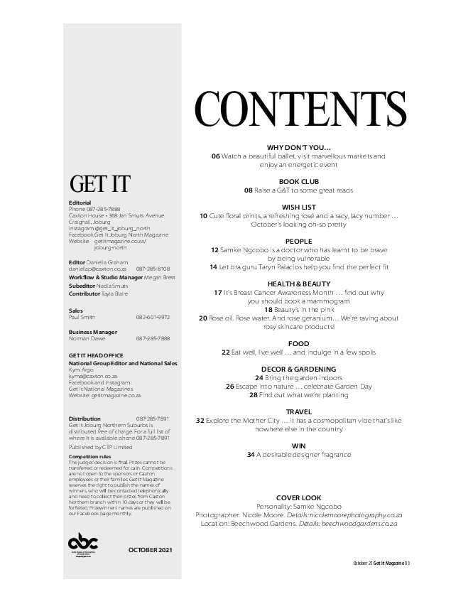 Get it Joburg North October 2021 page 3