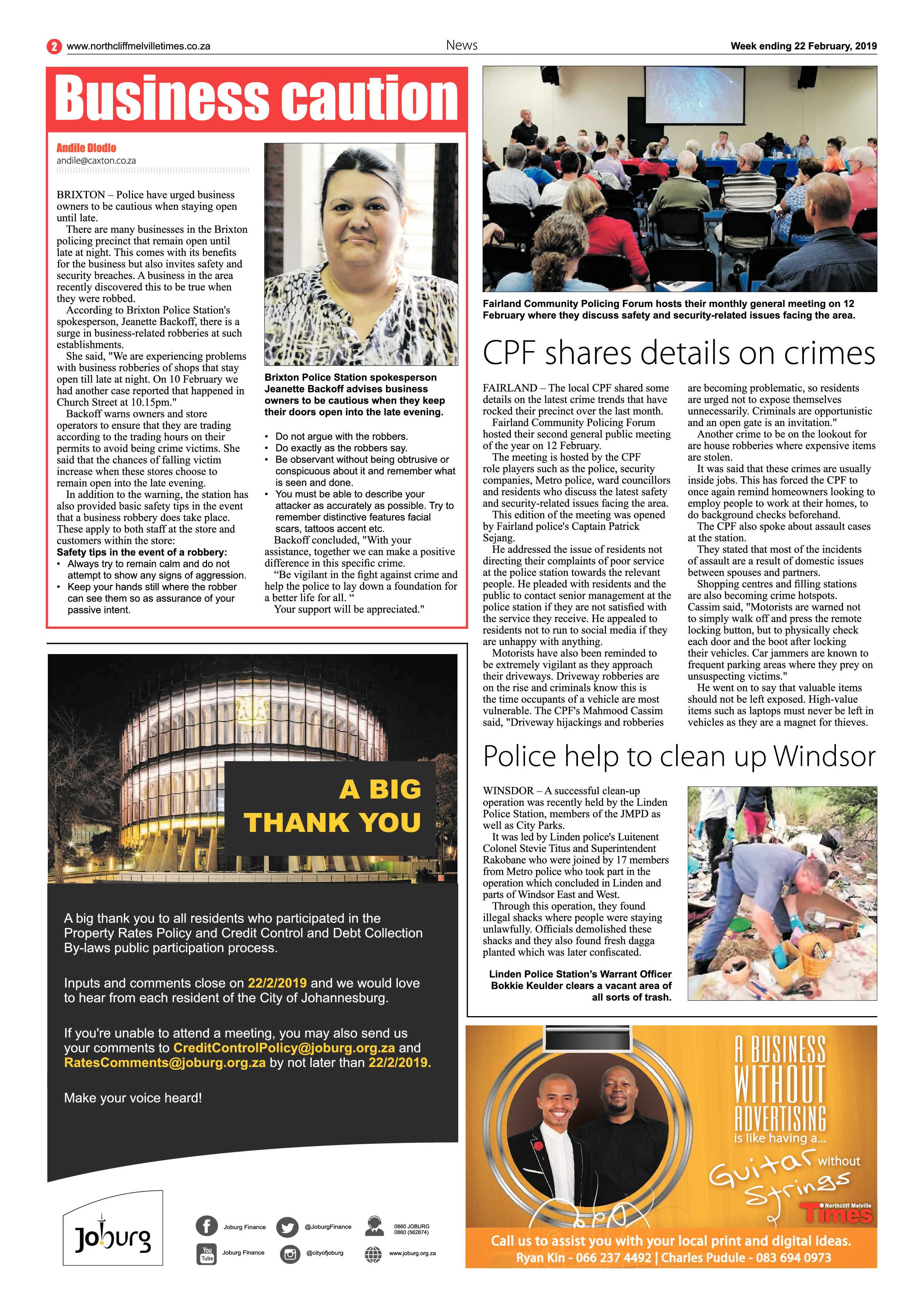 NMT 22 February, 2019 page 2
