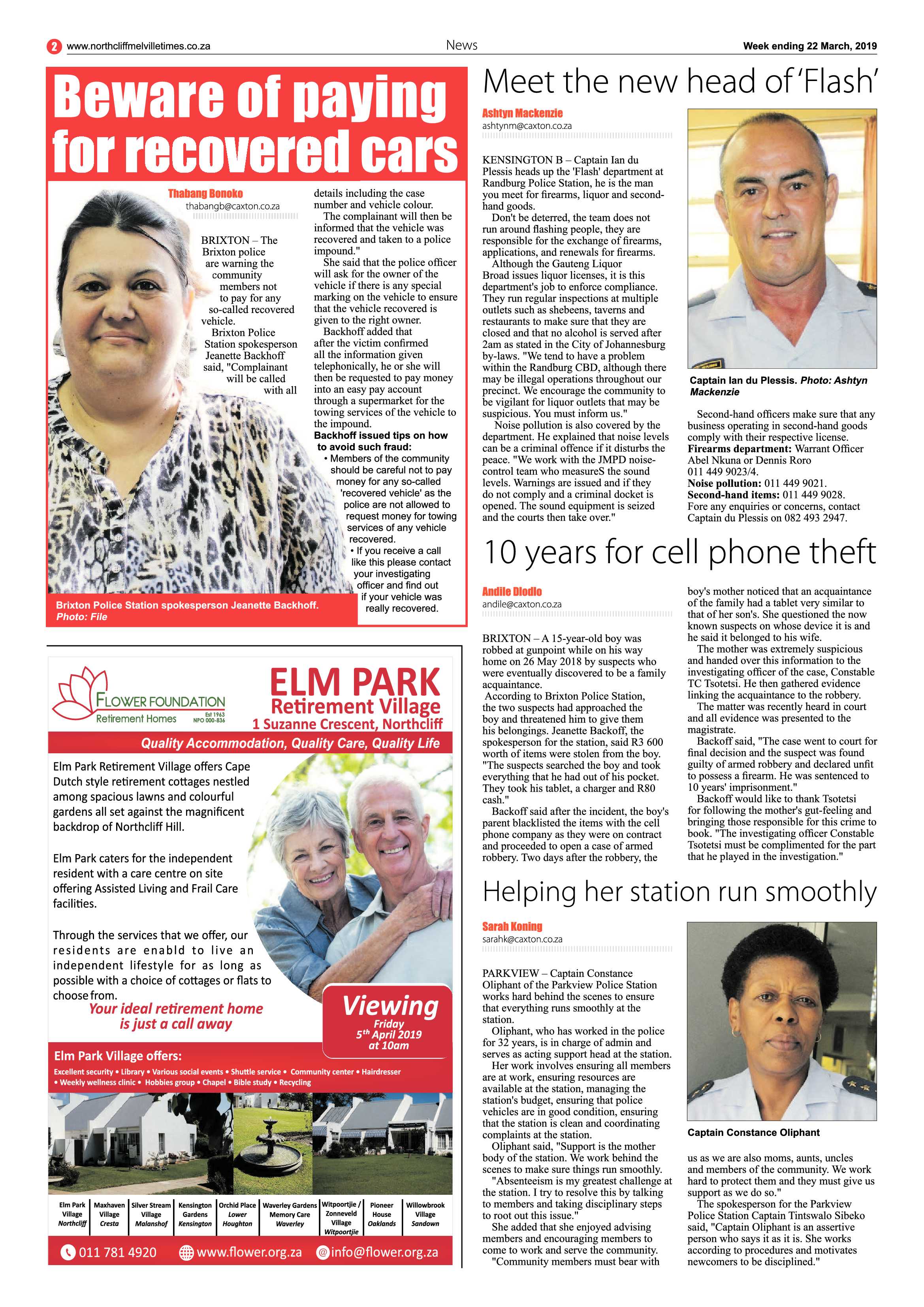 NMT 22 March, 2019 page 2