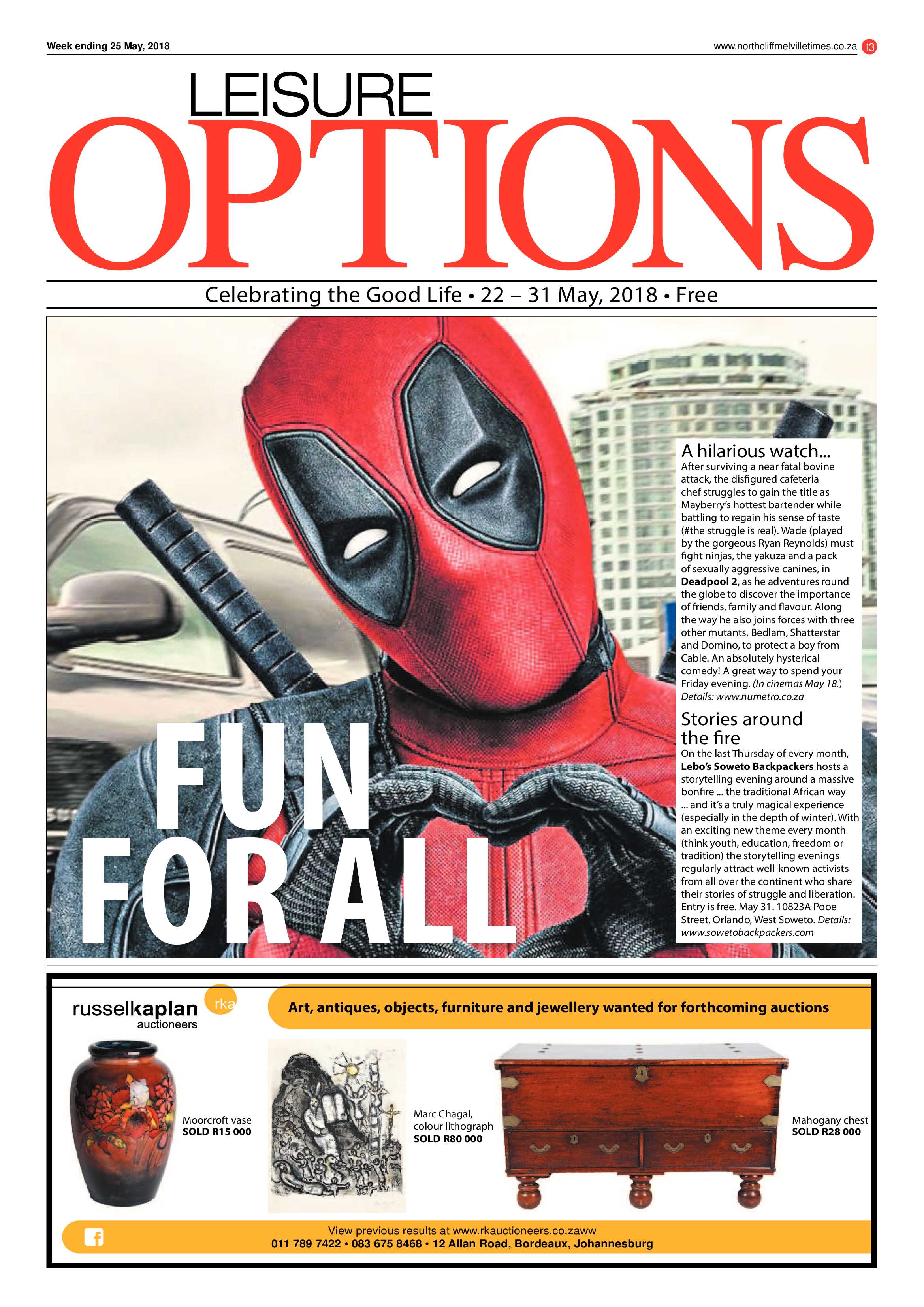 Northcliff Melville Times 25 May 2018 page 13