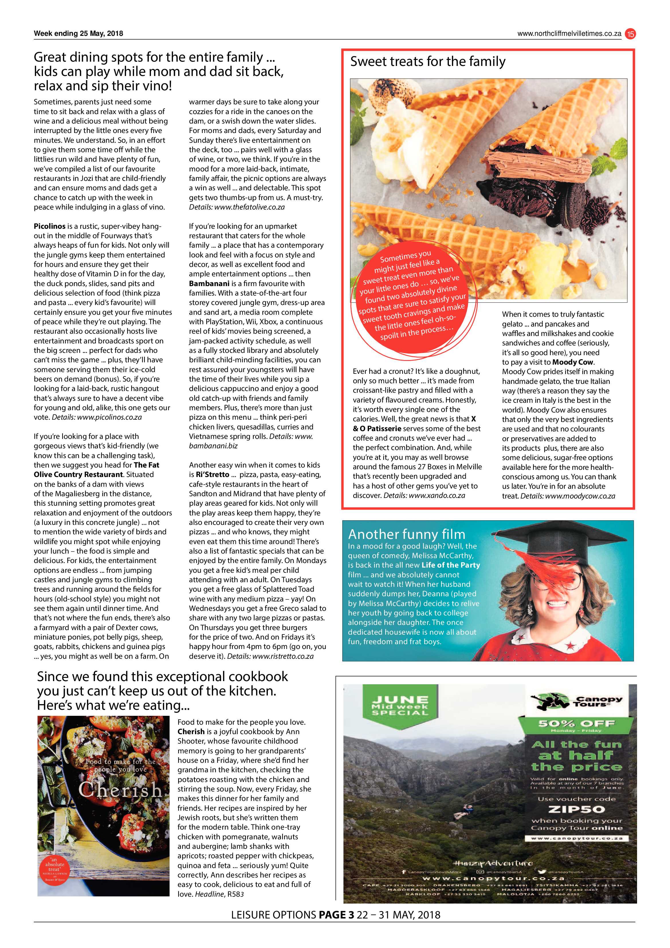 Northcliff Melville Times 25 May 2018 page 15
