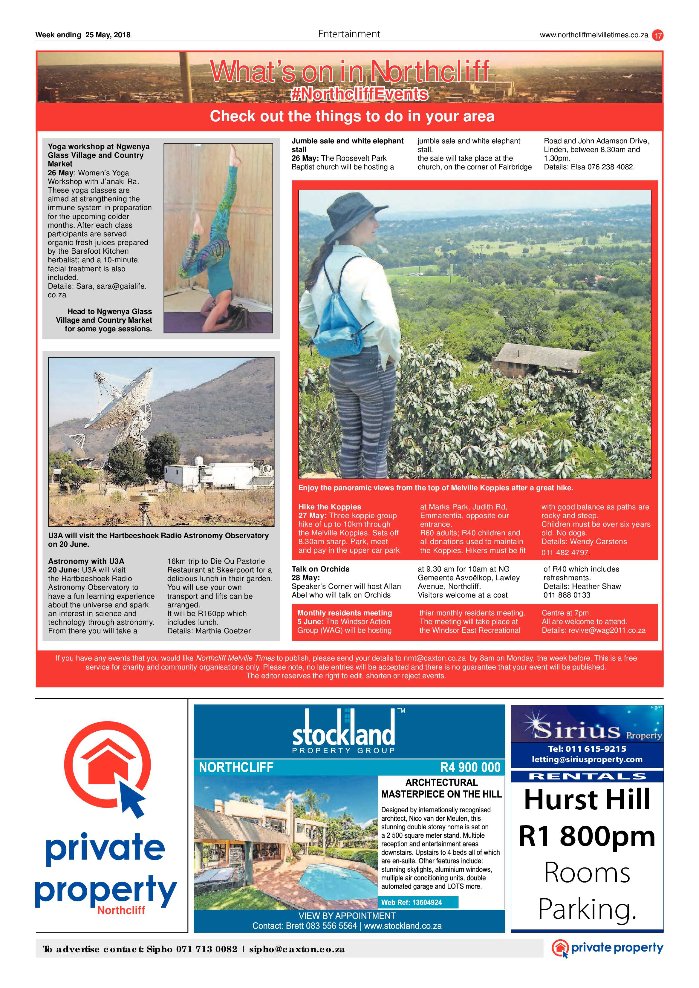 Northcliff Melville Times 25 May 2018 page 17