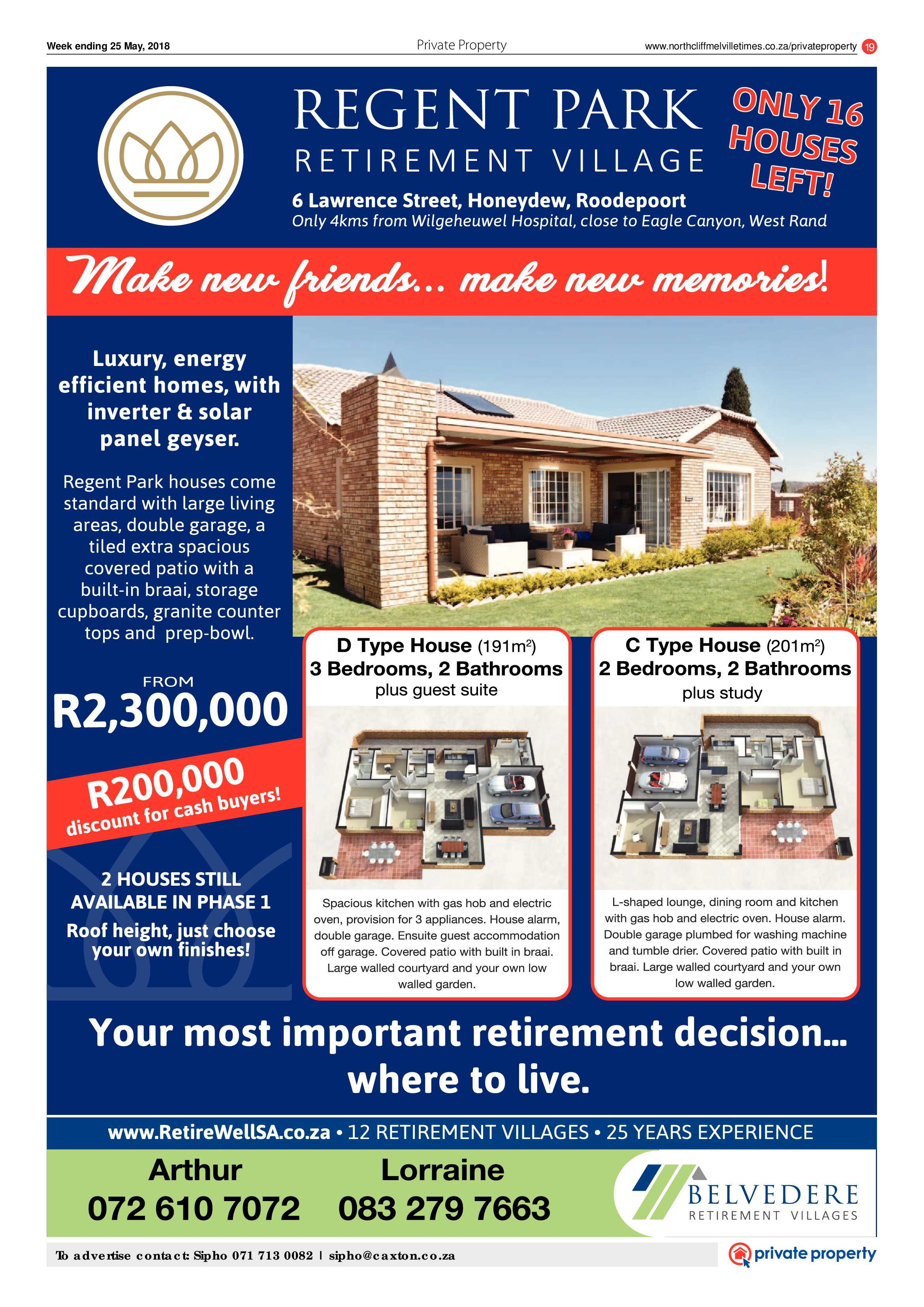 Northcliff Melville Times 25 May 2018 page 19