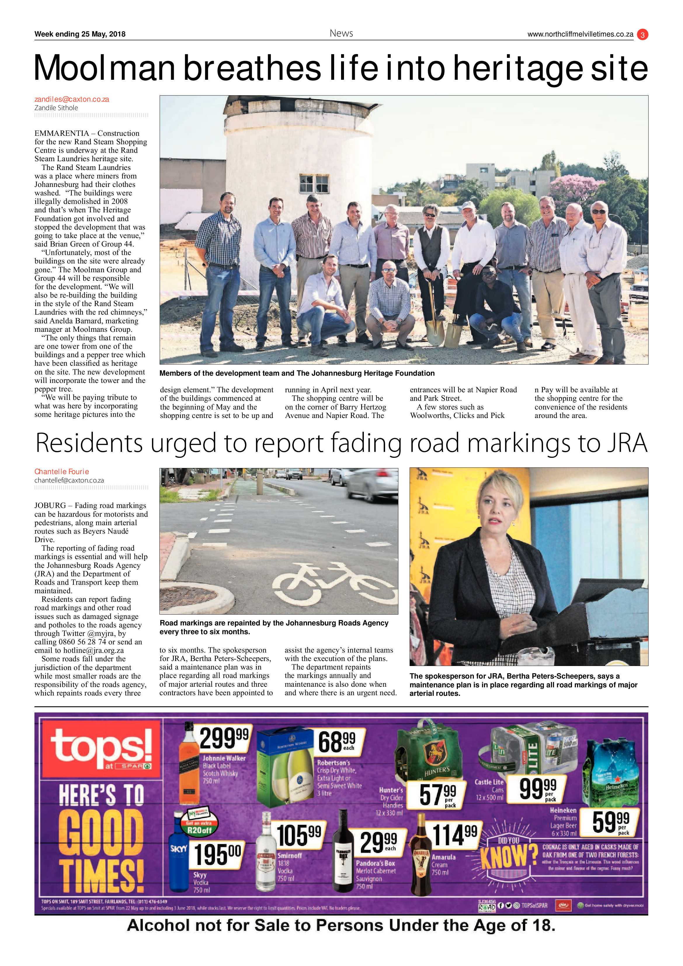 Northcliff Melville Times 25 May 2018 page 3