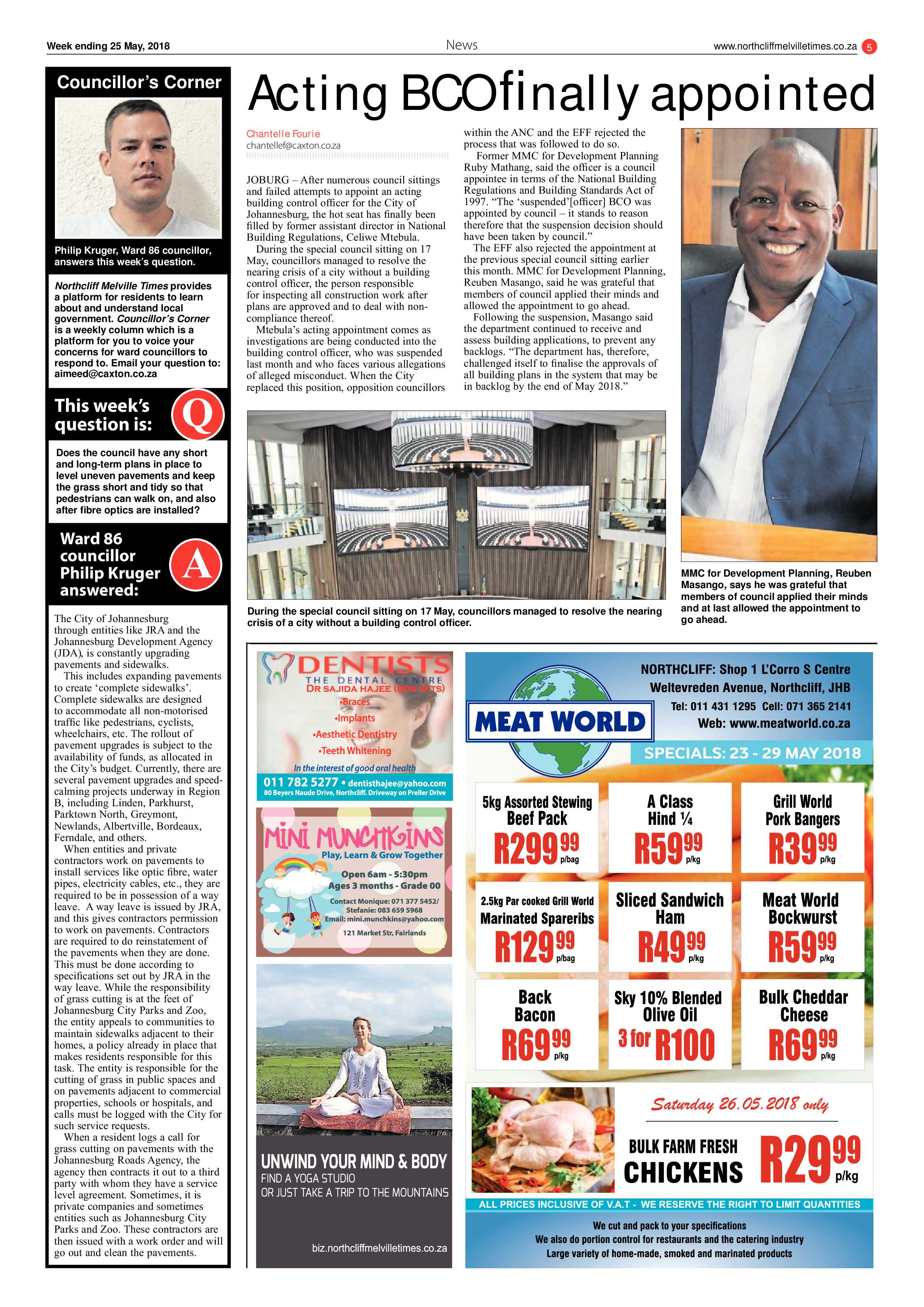Northcliff Melville Times 25 May 2018 page 5