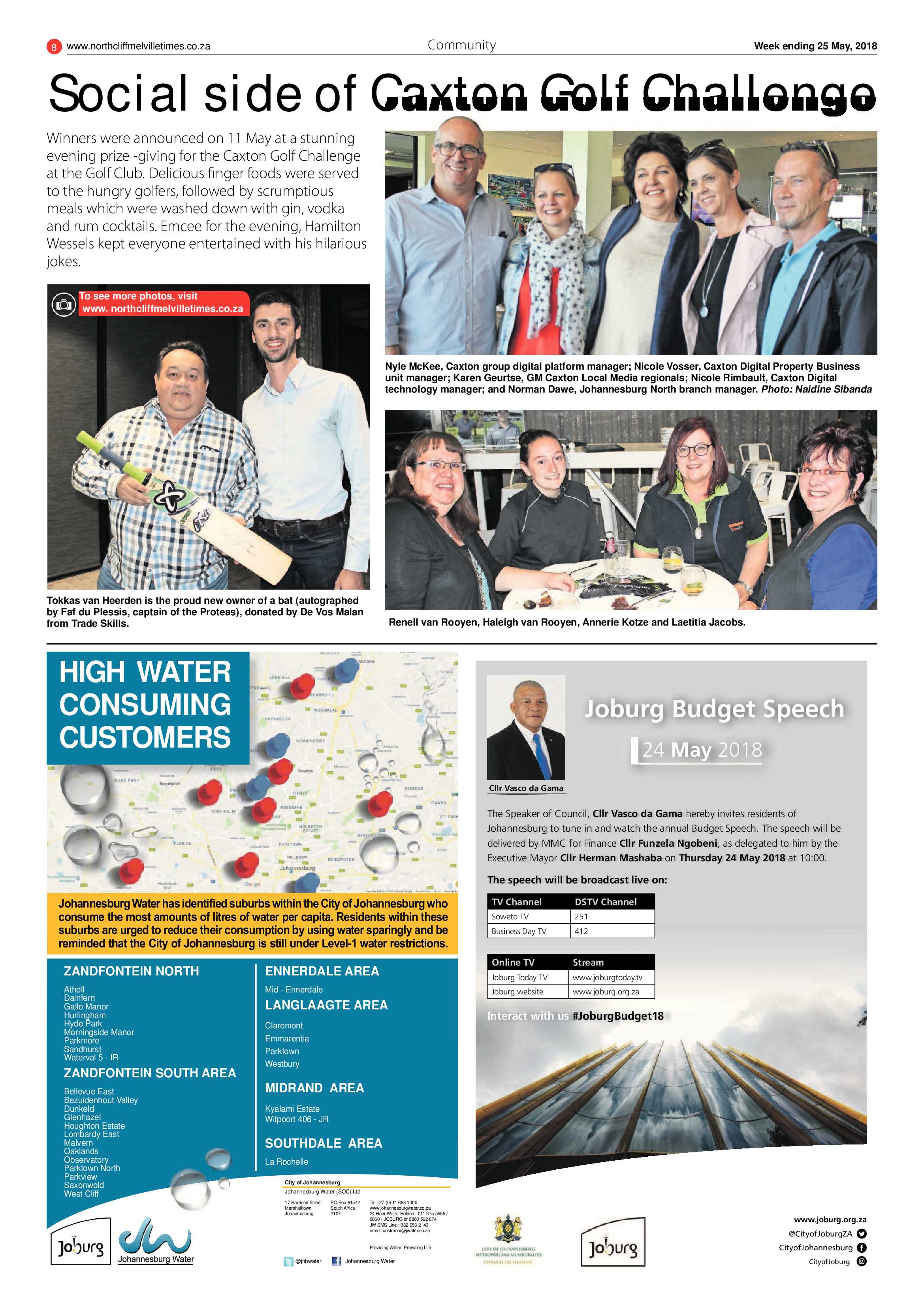 Northcliff Melville Times 25 May 2018 page 8