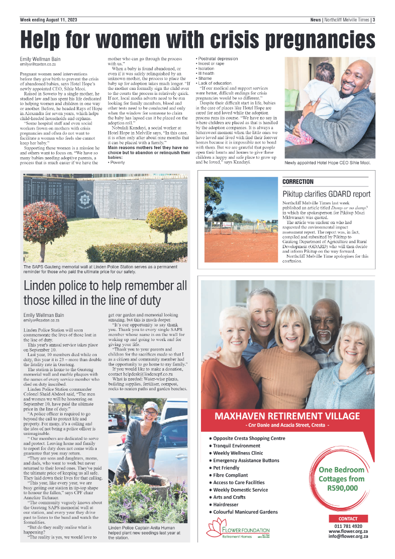 Northcliff Melville Times 11 August 2023 page 3