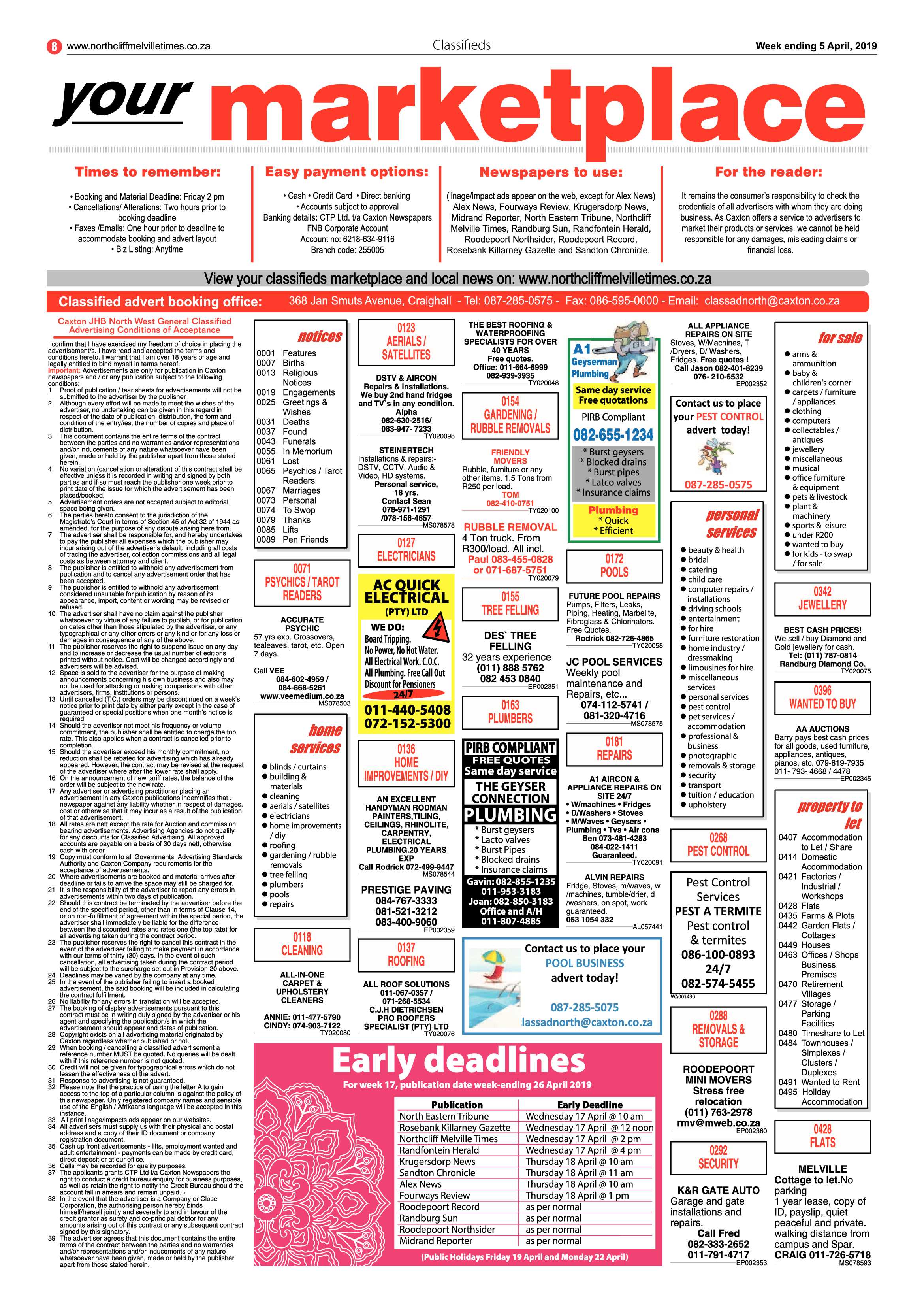 NMT Week ending 5 April, 2019 page 8