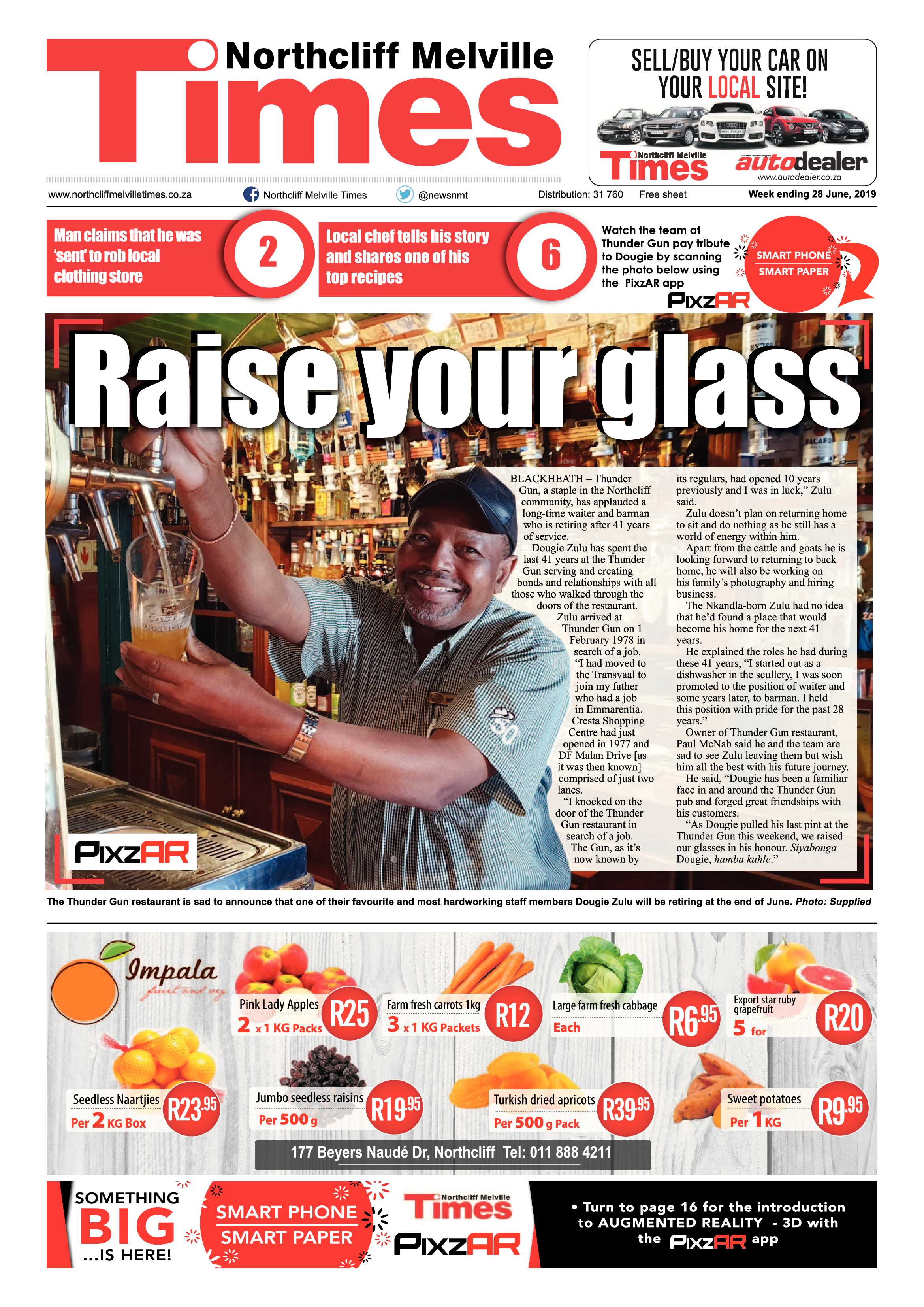 Northcliff Melville Times 28 June, 2019 page 1