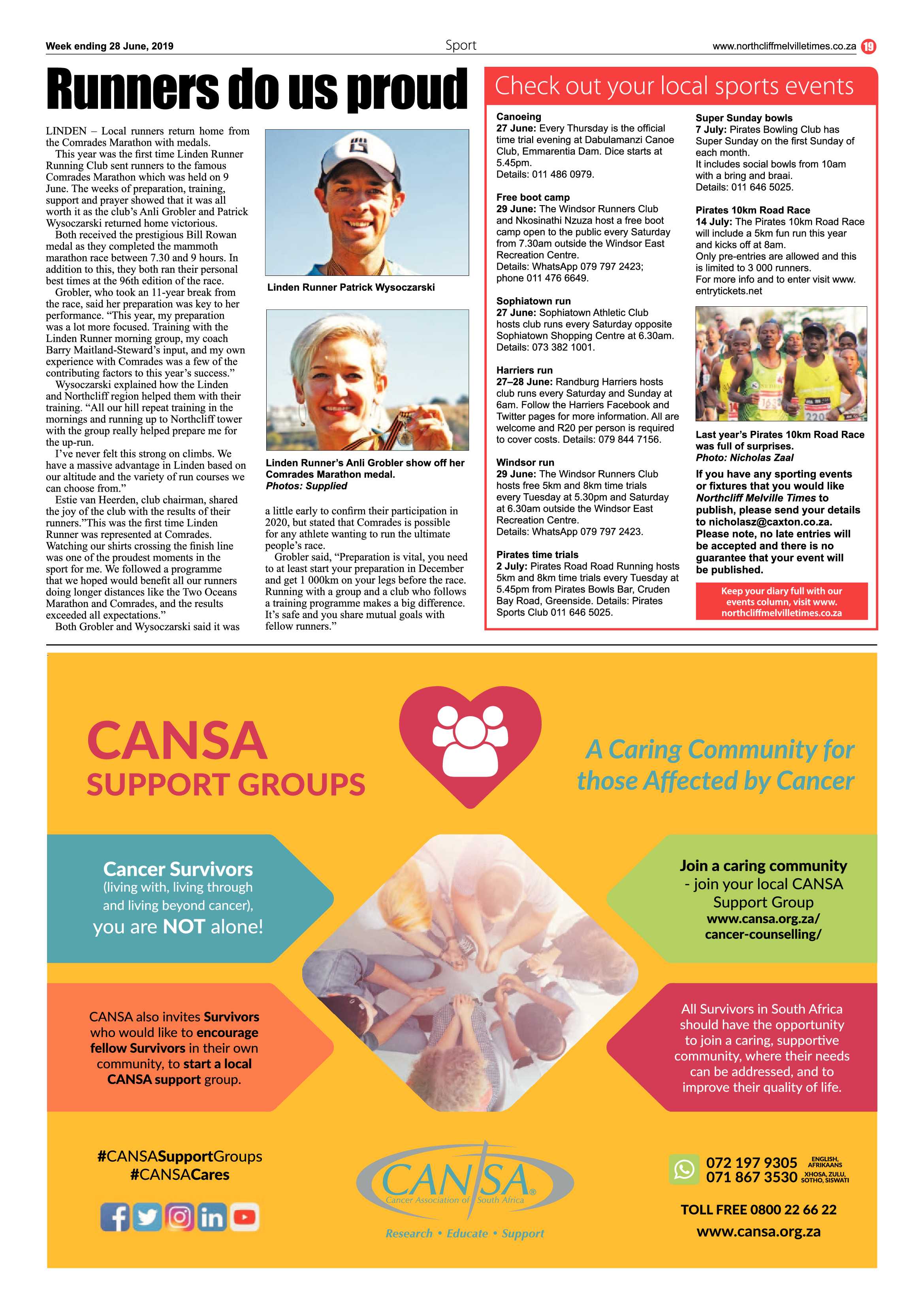 Northcliff Melville Times 28 June, 2019 page 19