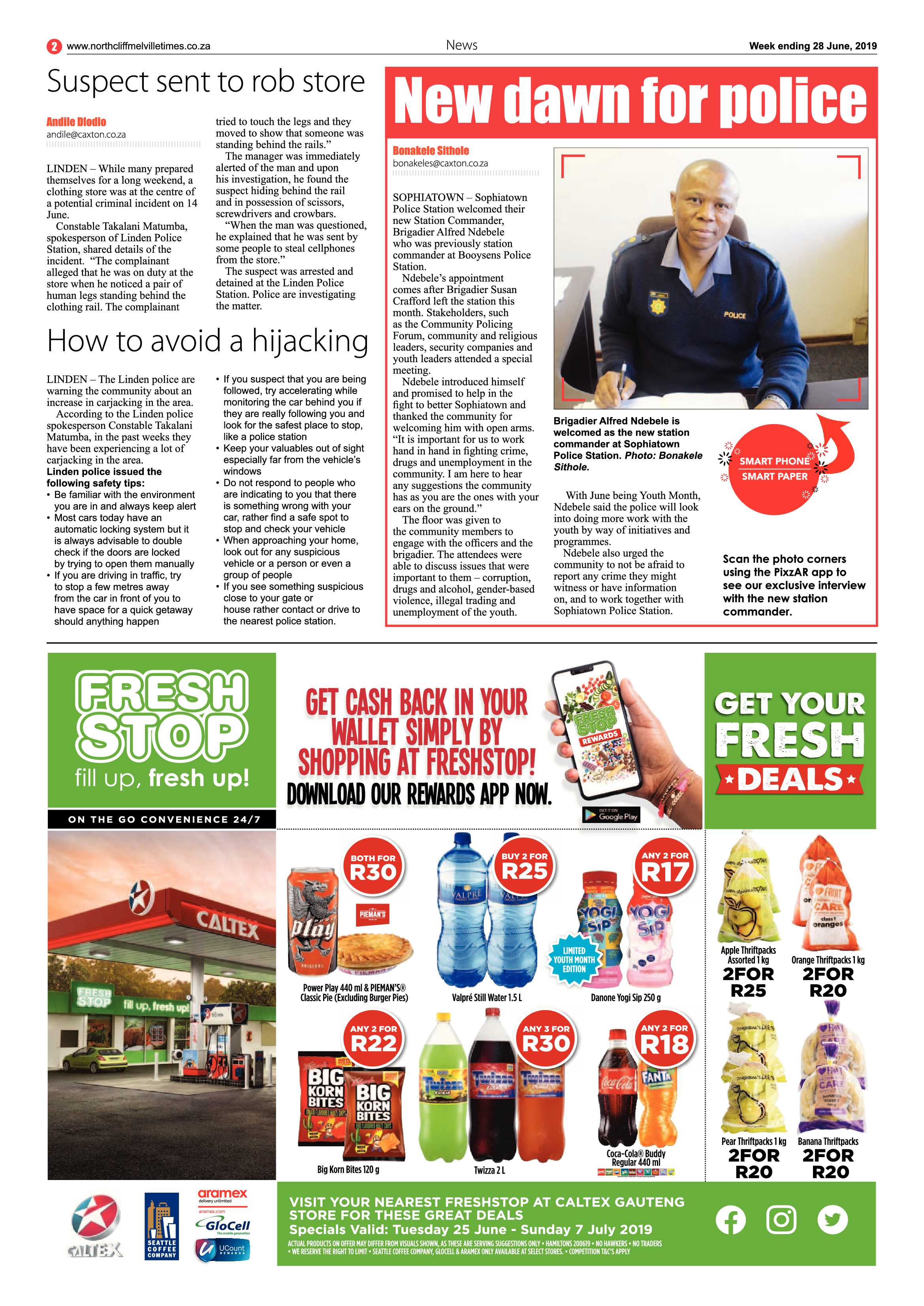 Northcliff Melville Times 28 June, 2019 page 2
