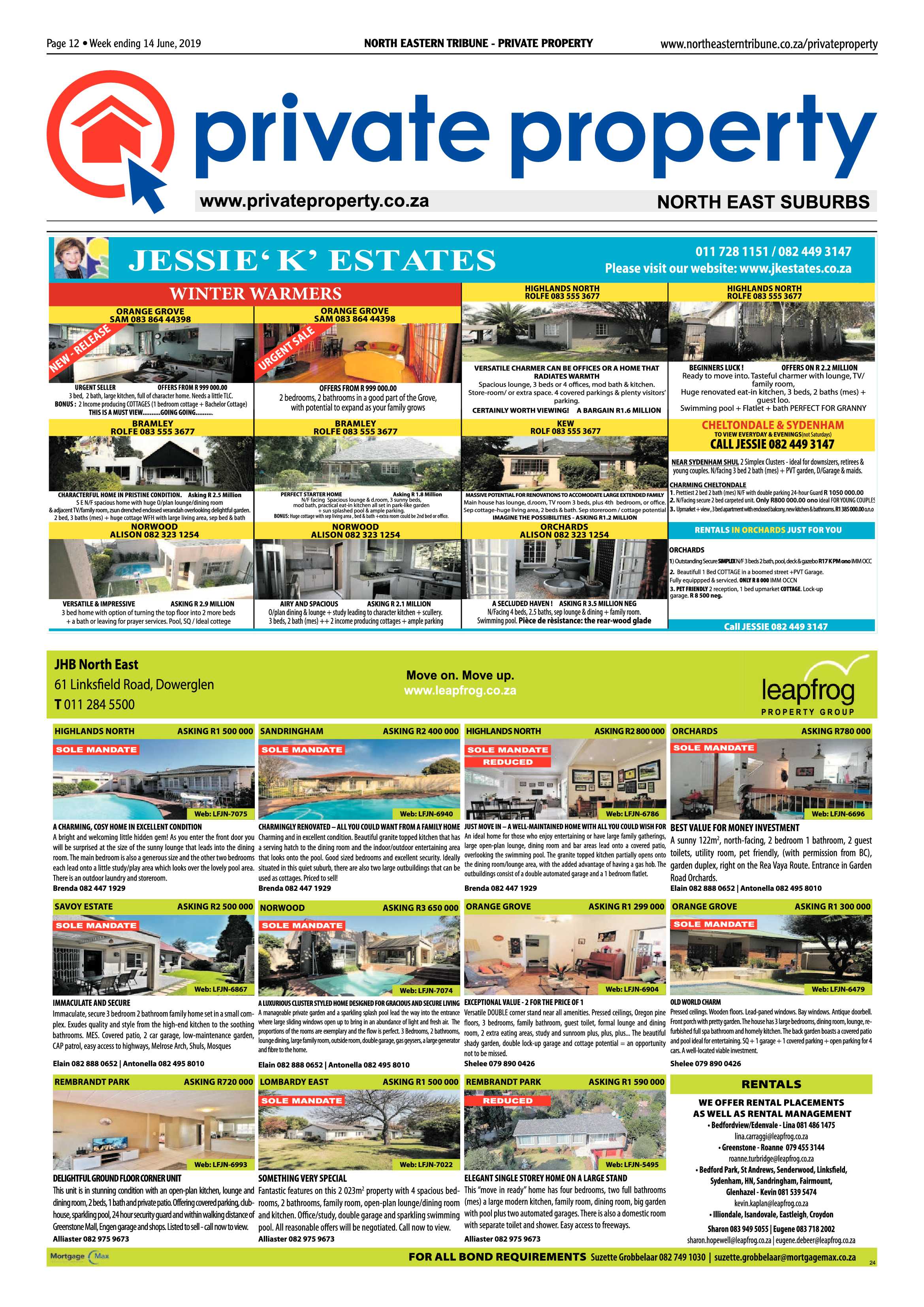 North Eastern Tribune 7 June, 2019 page 12