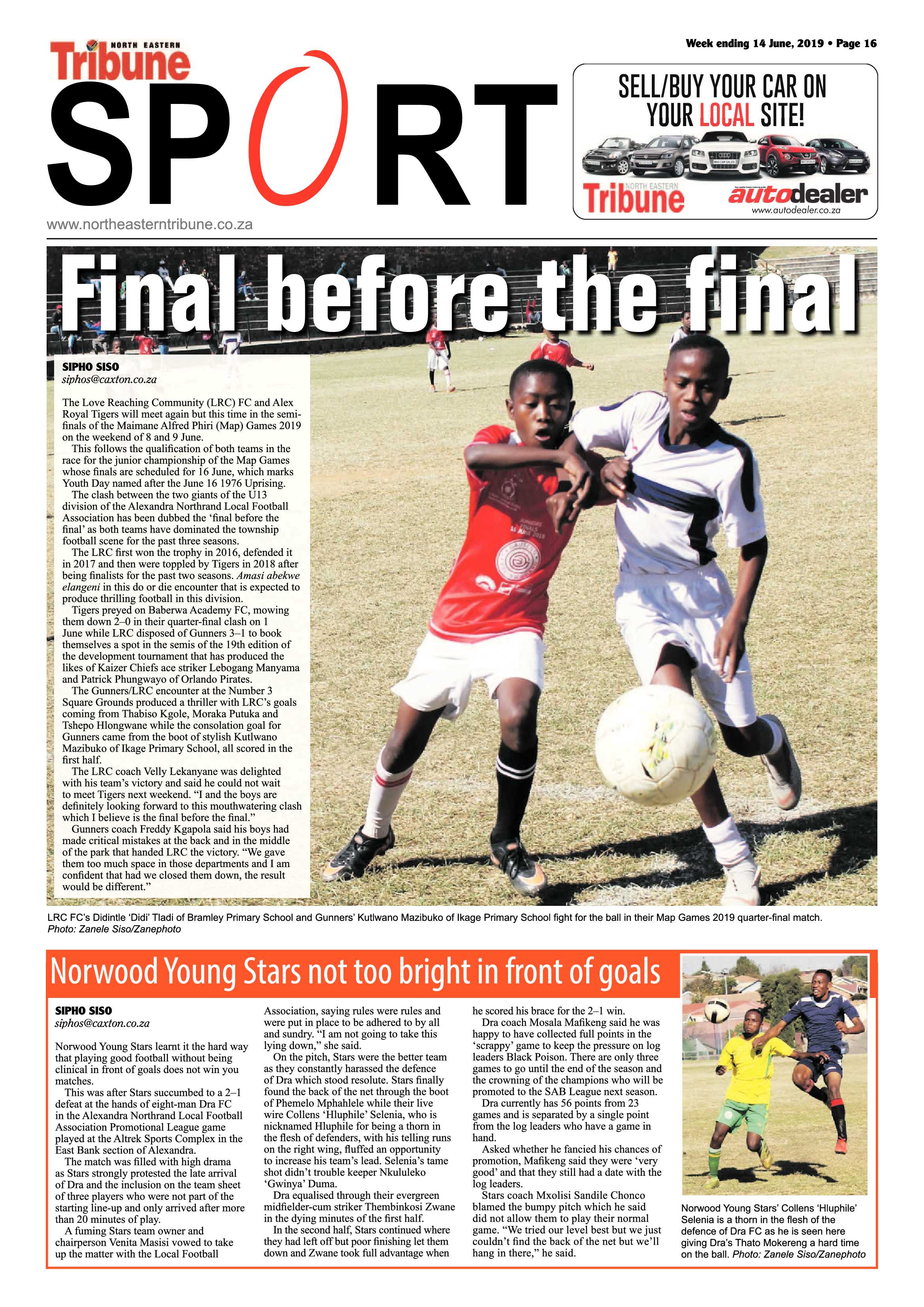 North Eastern Tribune 7 June, 2019 page 16