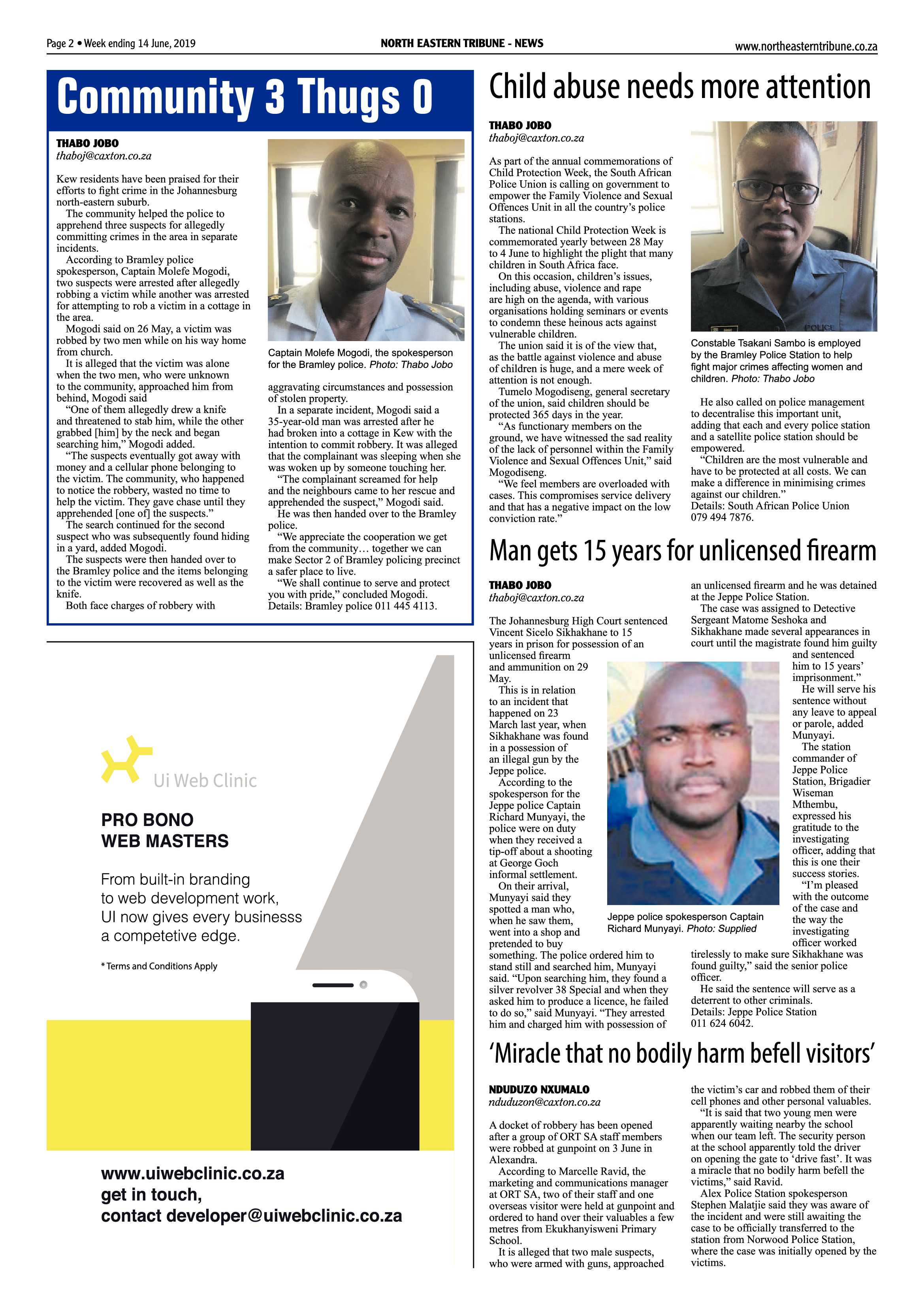 North Eastern Tribune 7 June, 2019 page 2