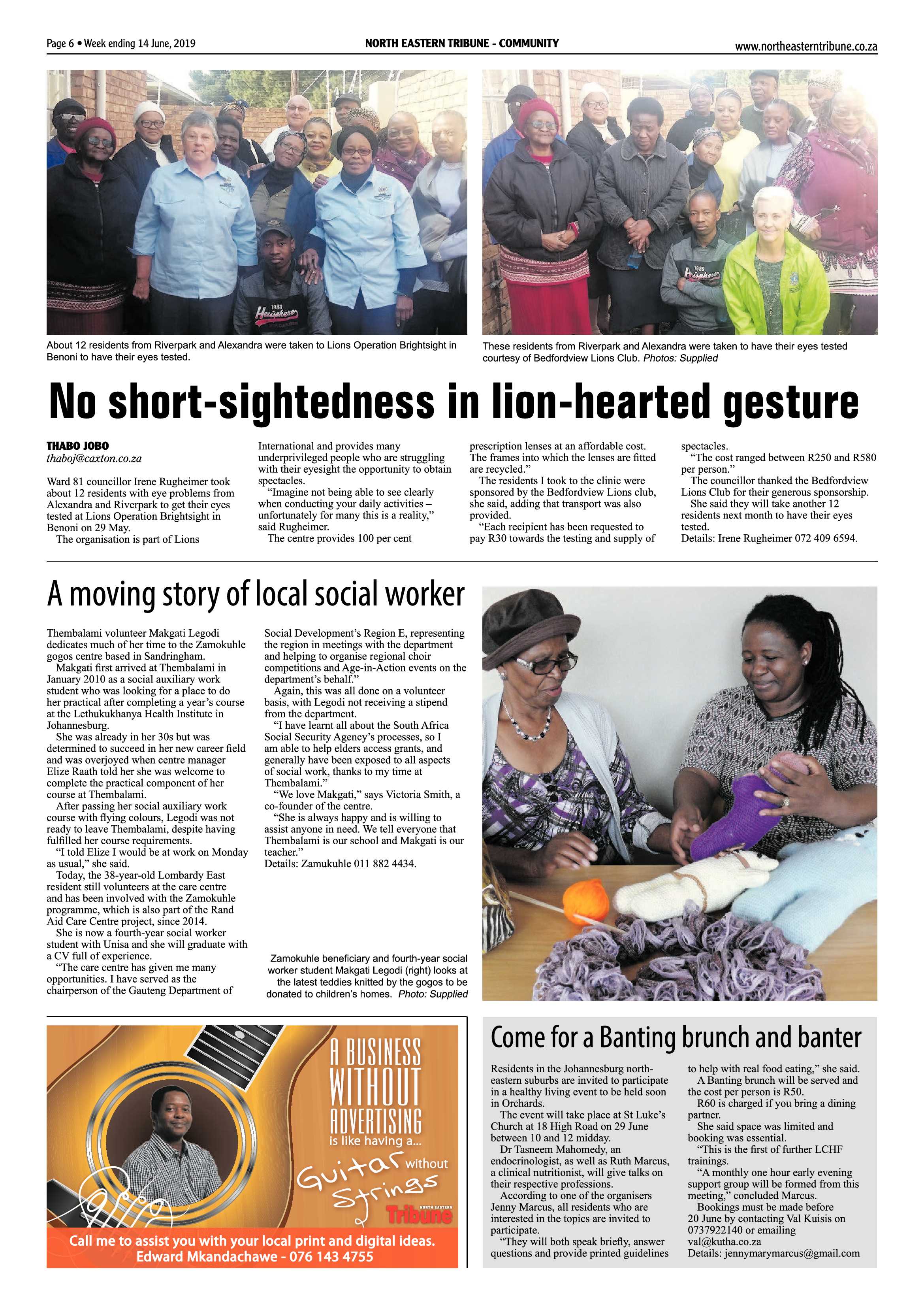 North Eastern Tribune 7 June, 2019 page 6