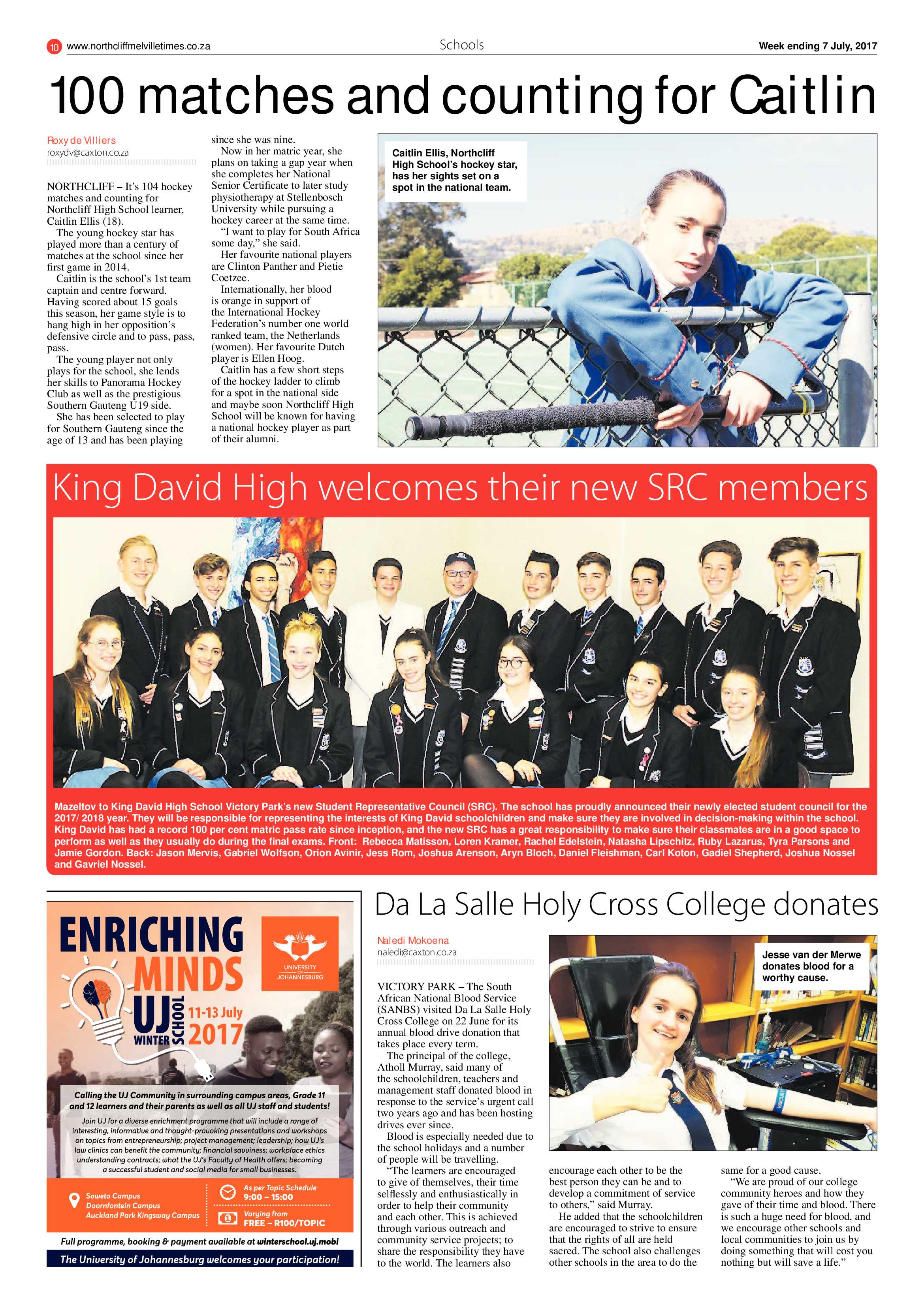Northcliff Melville Times 7 July 2017 page 10