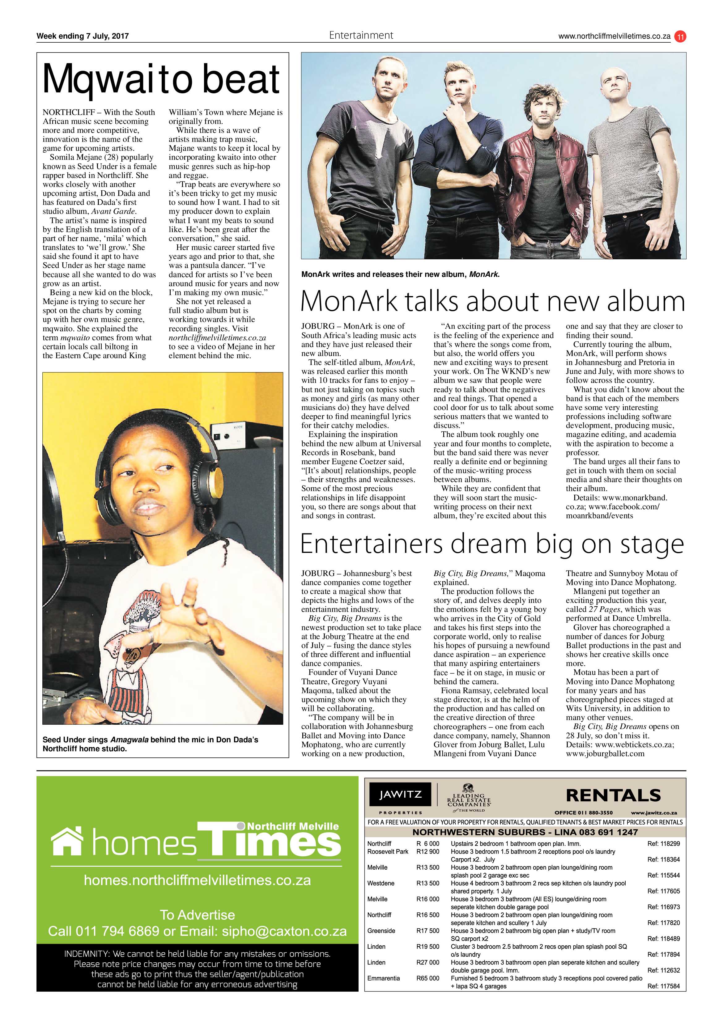 Northcliff Melville Times 7 July 2017 page 11