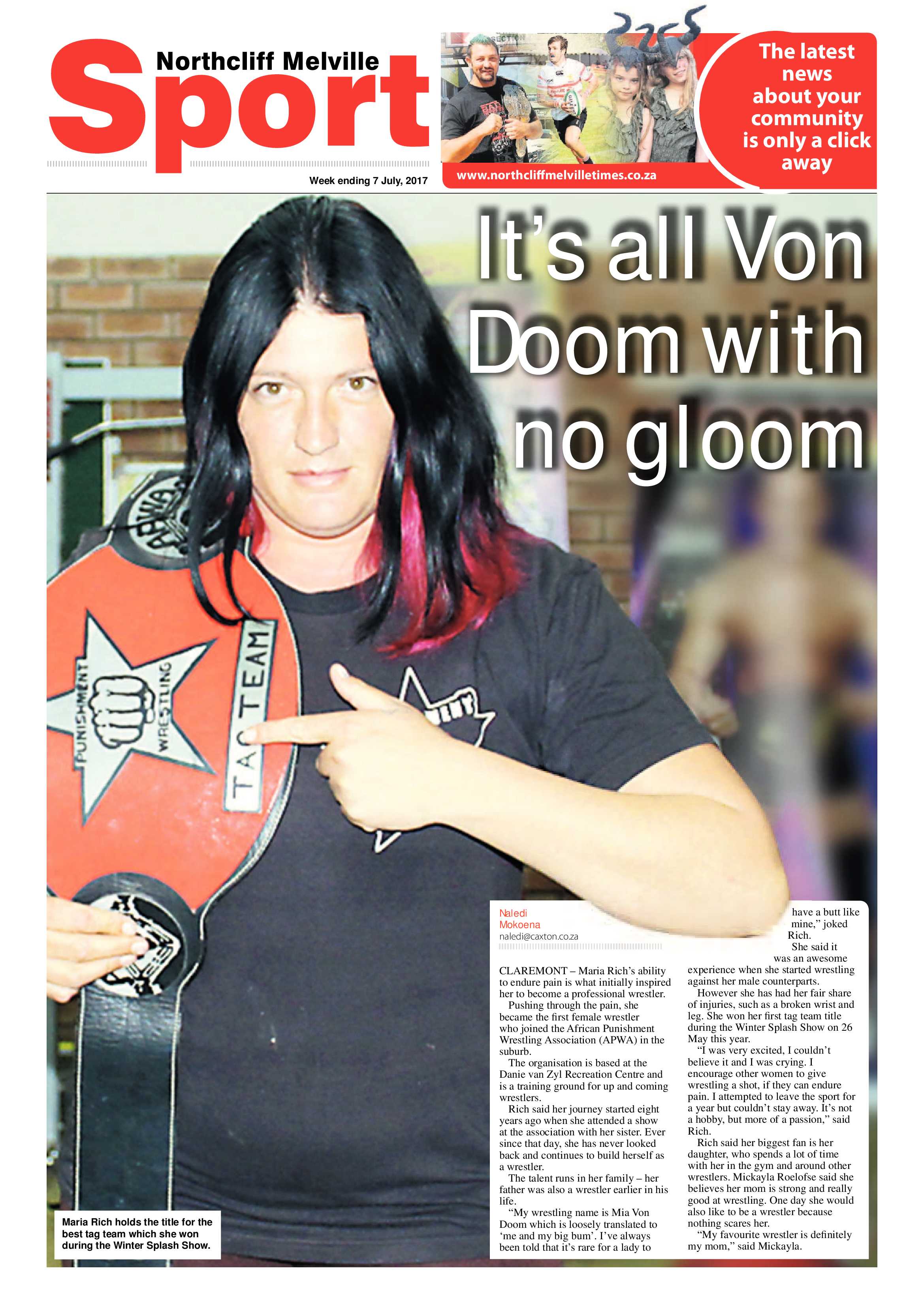 Northcliff Melville Times 7 July 2017 page 16