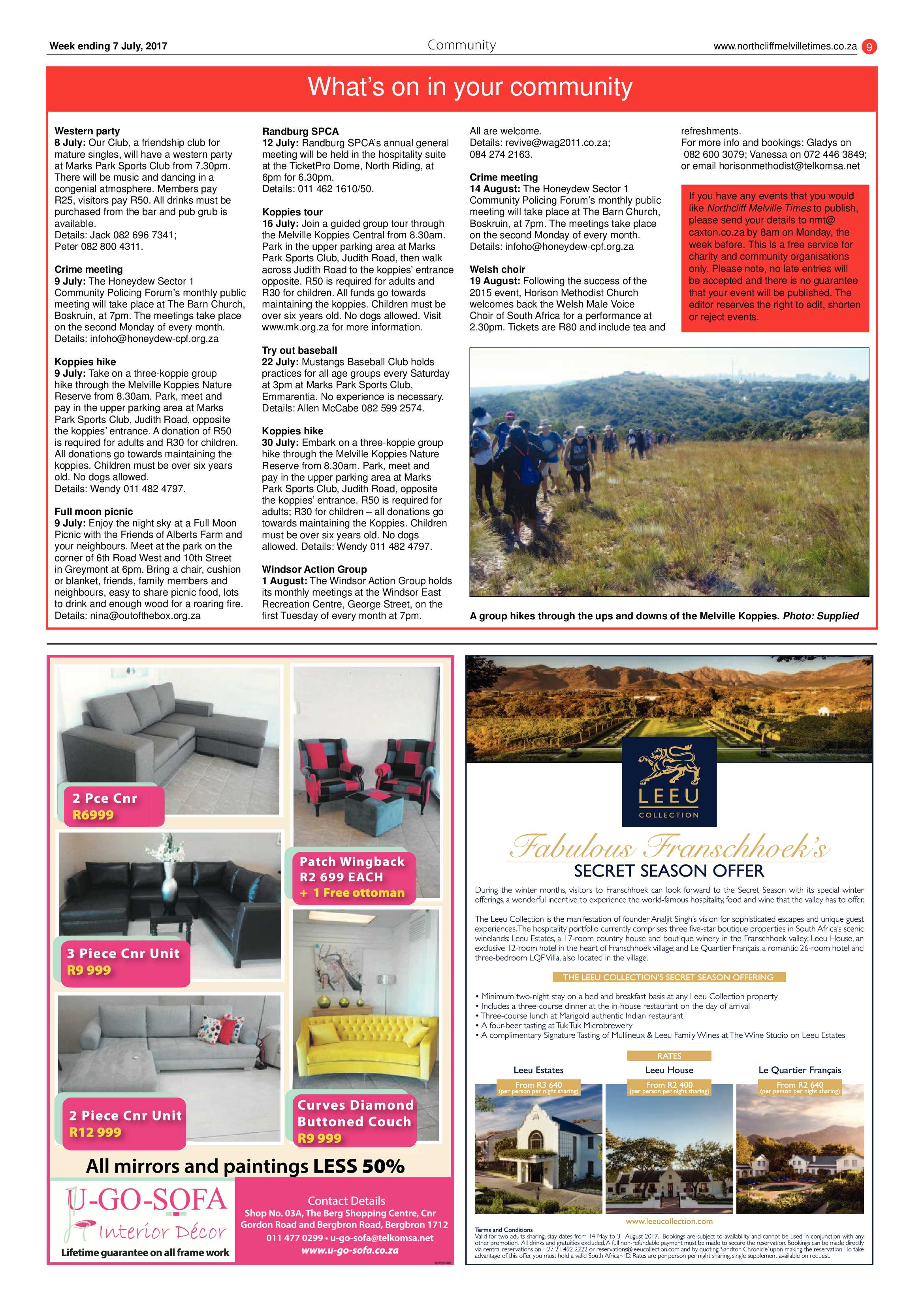Northcliff Melville Times 7 July 2017 page 9