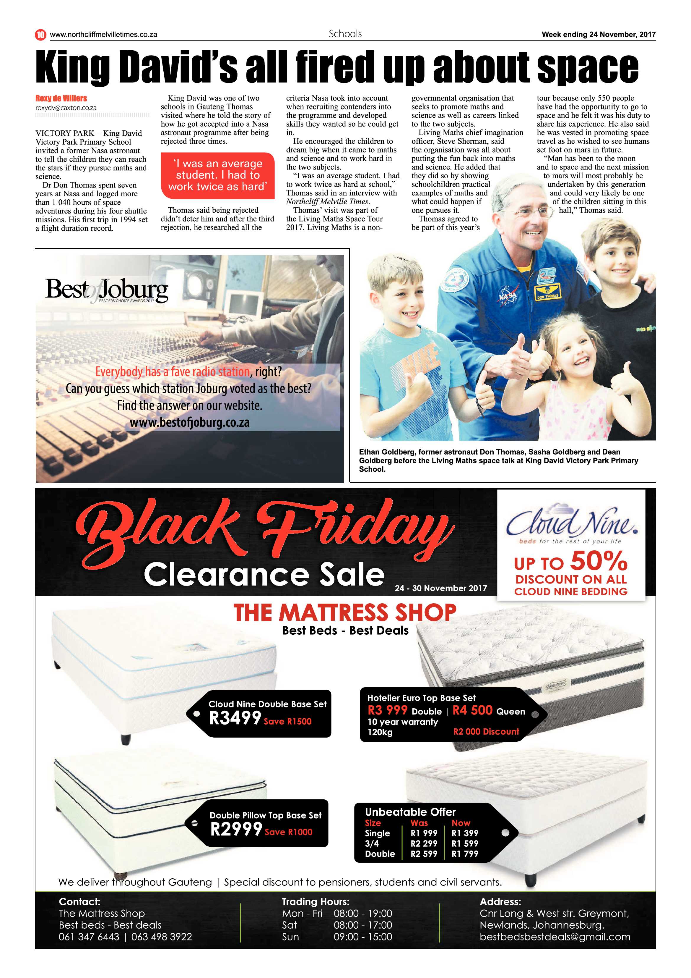 Northcliff Melville Times 24 November, 2017 page 10