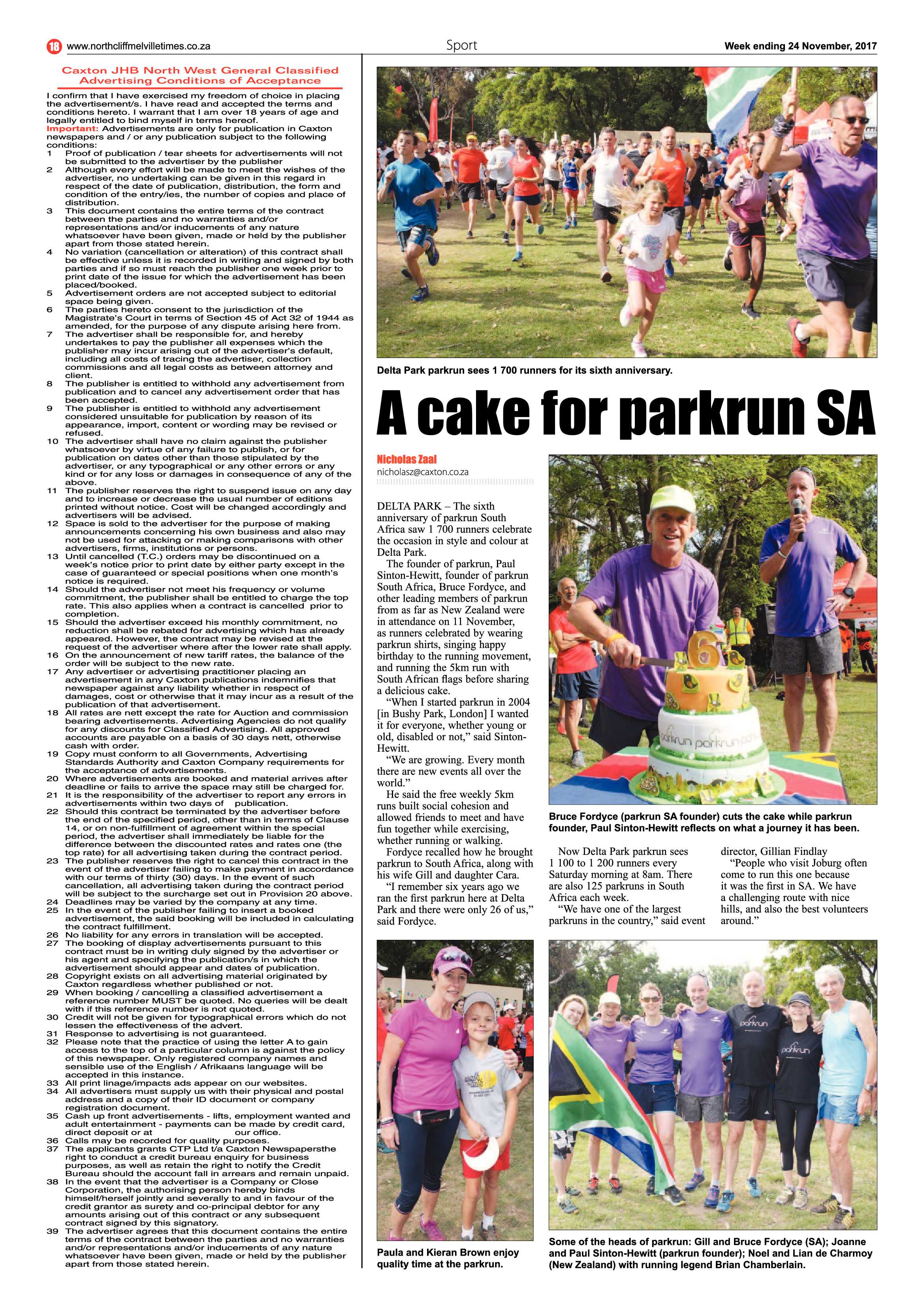 Northcliff Melville Times 24 November, 2017 page 18