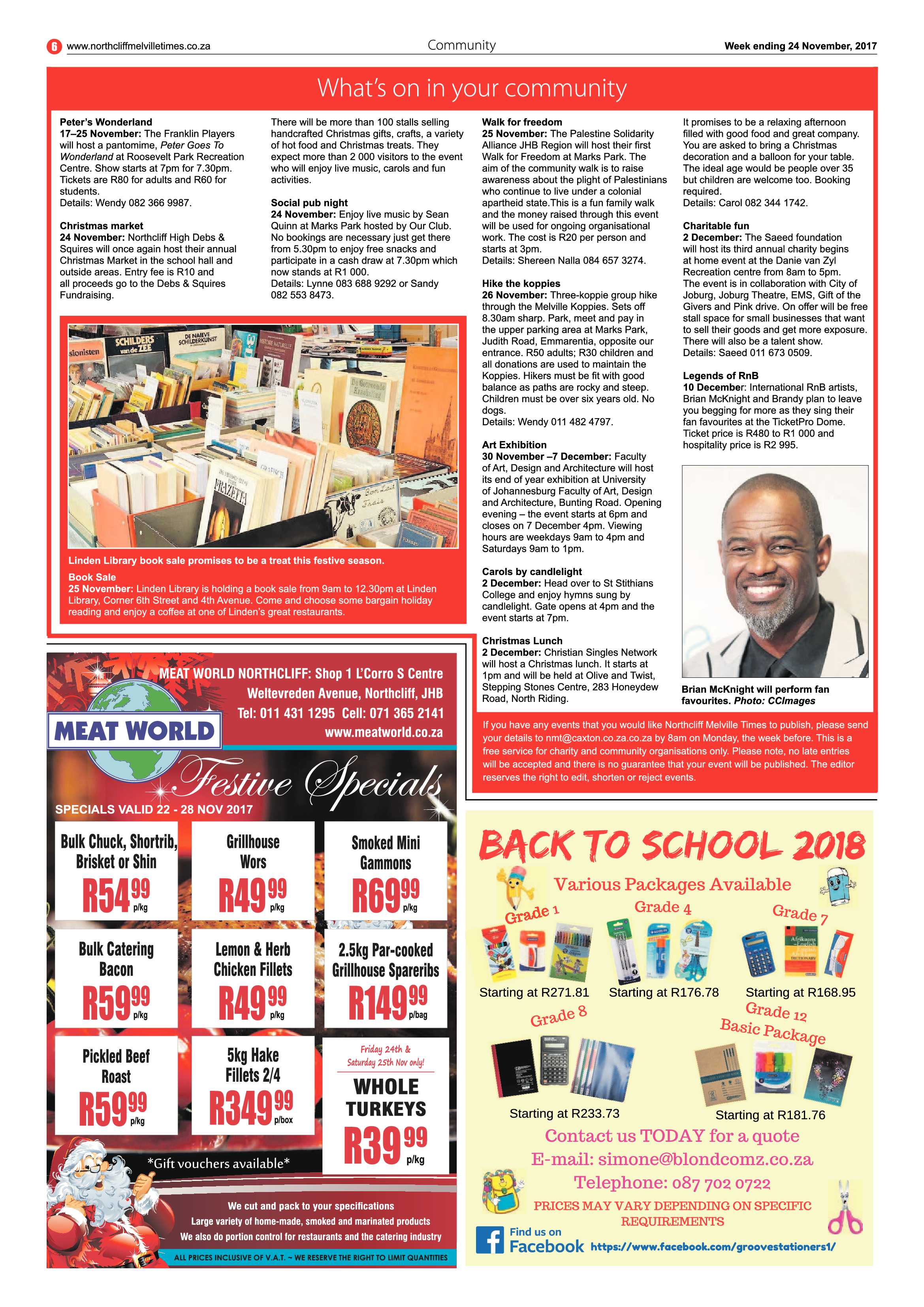 Northcliff Melville Times 24 November, 2017 page 6