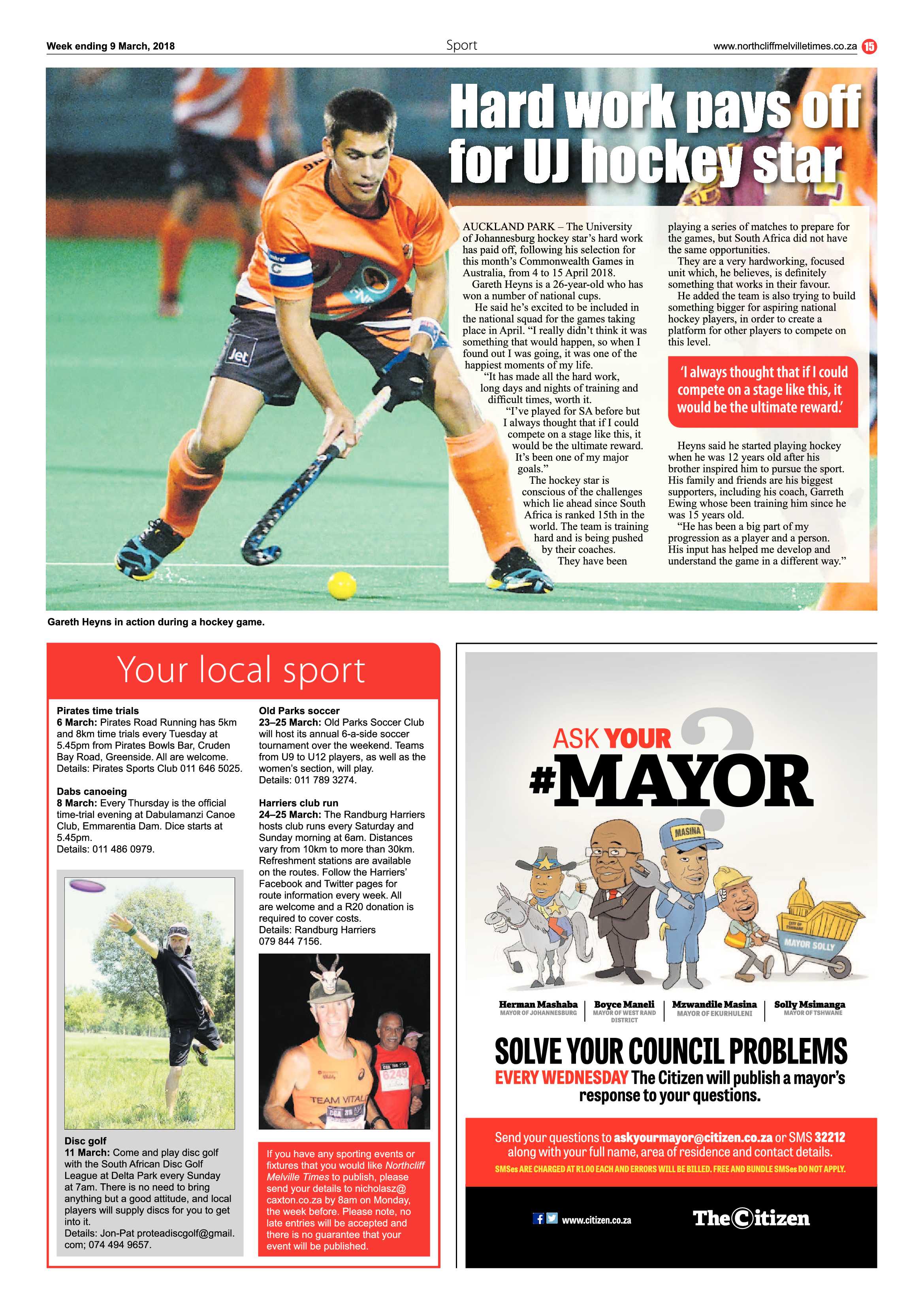 Northcliff Melville Times 9 March, 2018 page 15