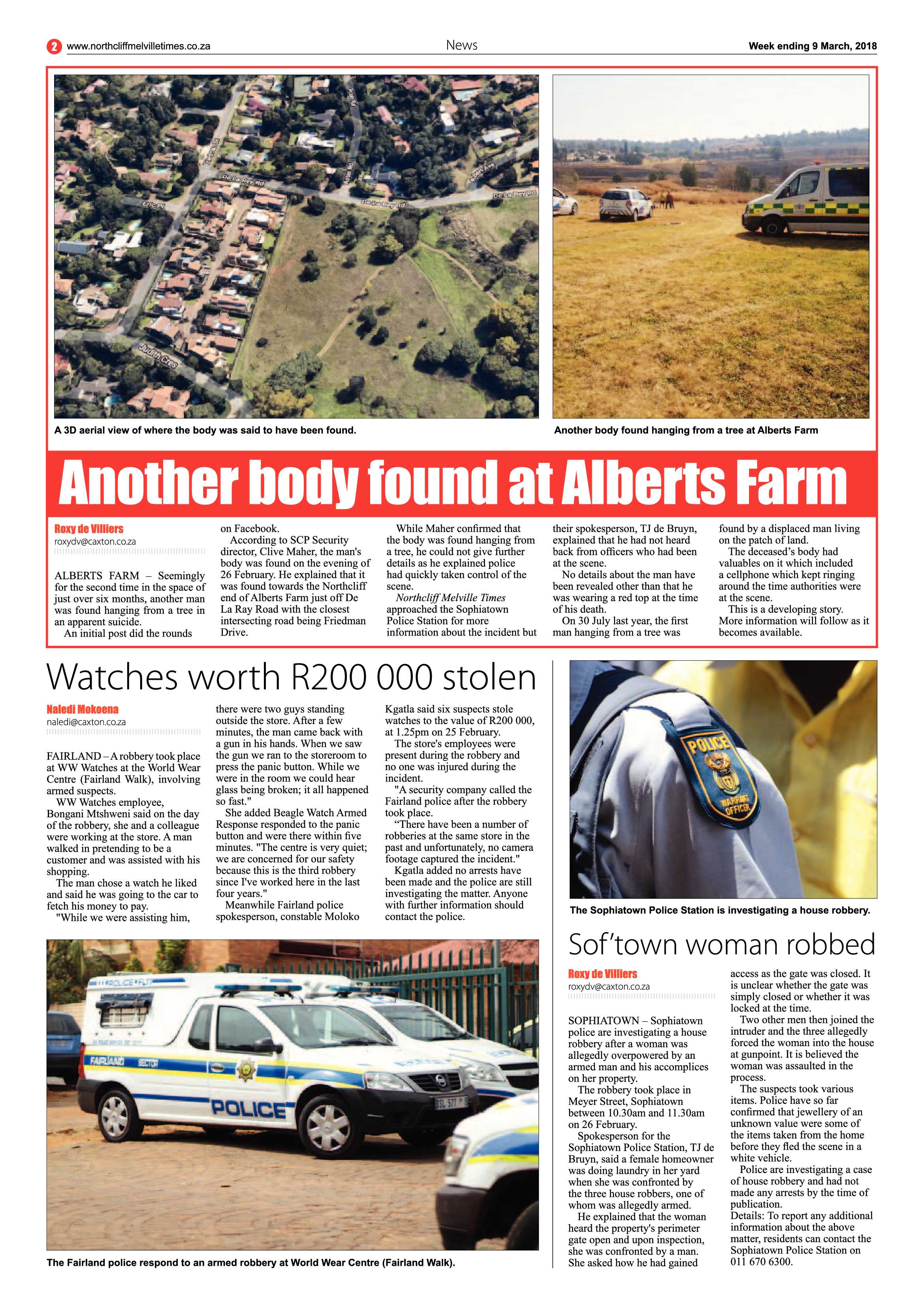 Northcliff Melville Times 9 March, 2018 page 2