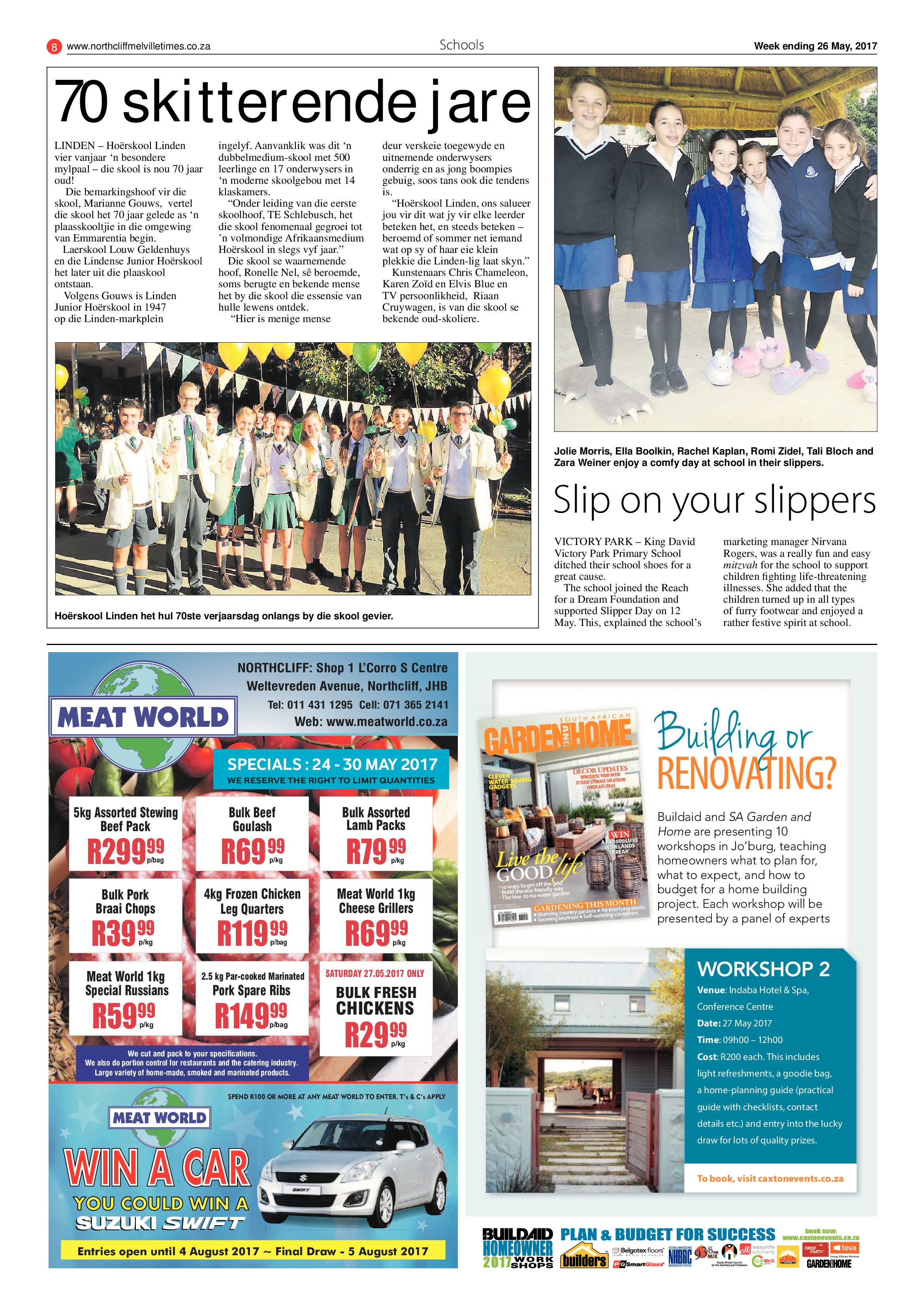 Northcliff Melville Times 28 May 2017 page 8