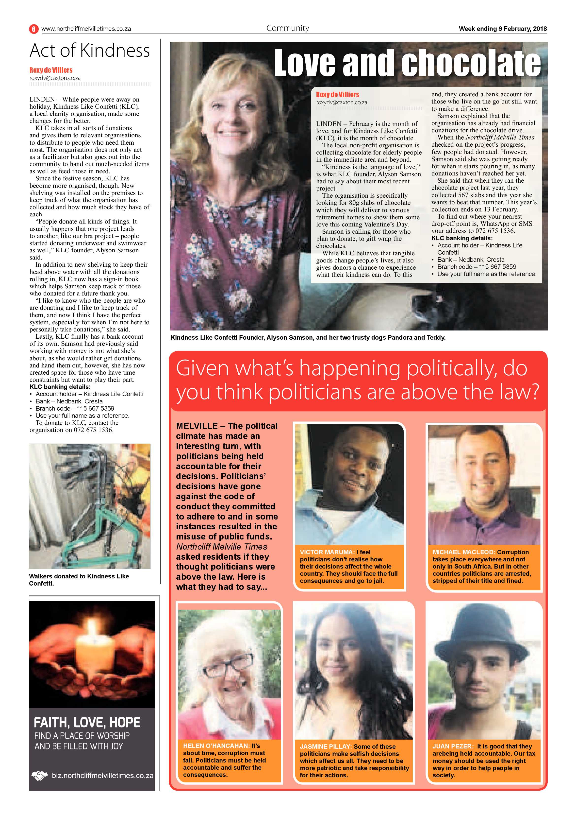 Northcliff Melville Times – 9 Feb 2018 page 6