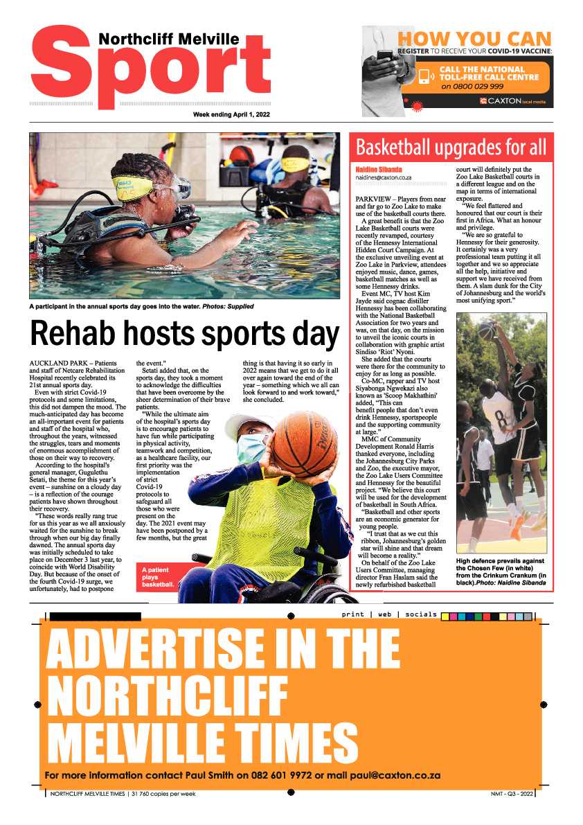 Northcliff Melville Times 01 April 2022 page 12