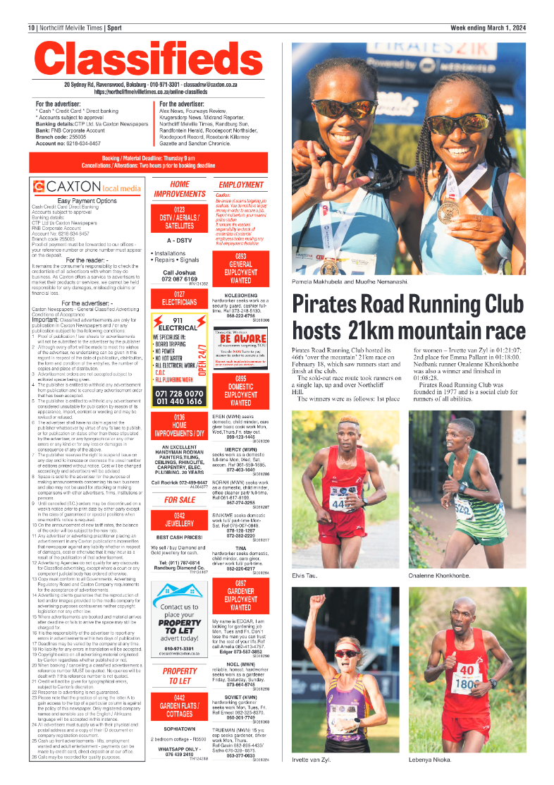 Northcliff Melville Times 01 March 2024 page 10
