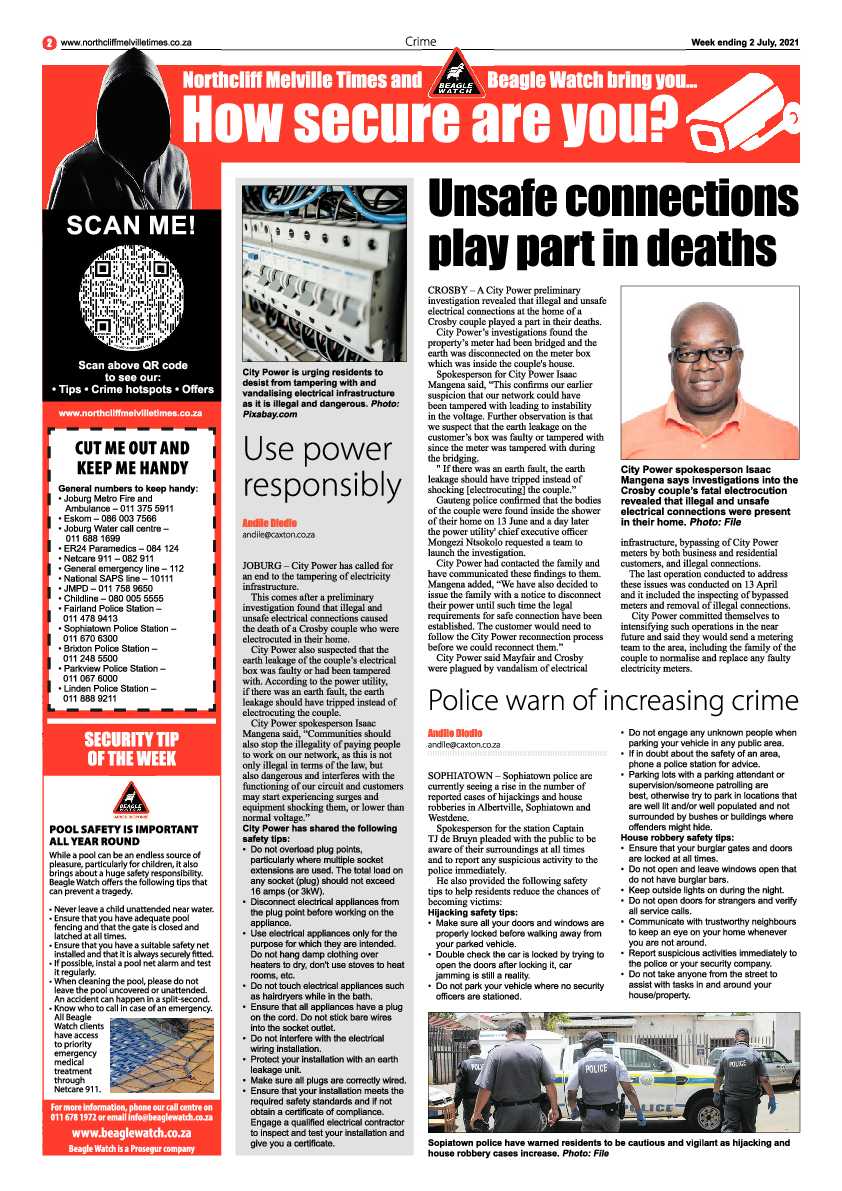 Northcliff Melville Times 02 July 2021 page 2