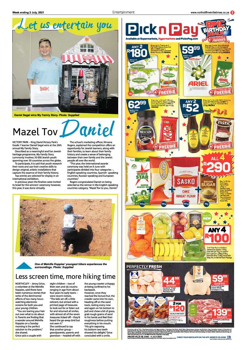 Northcliff Melville Times 02 July 2021 page 7