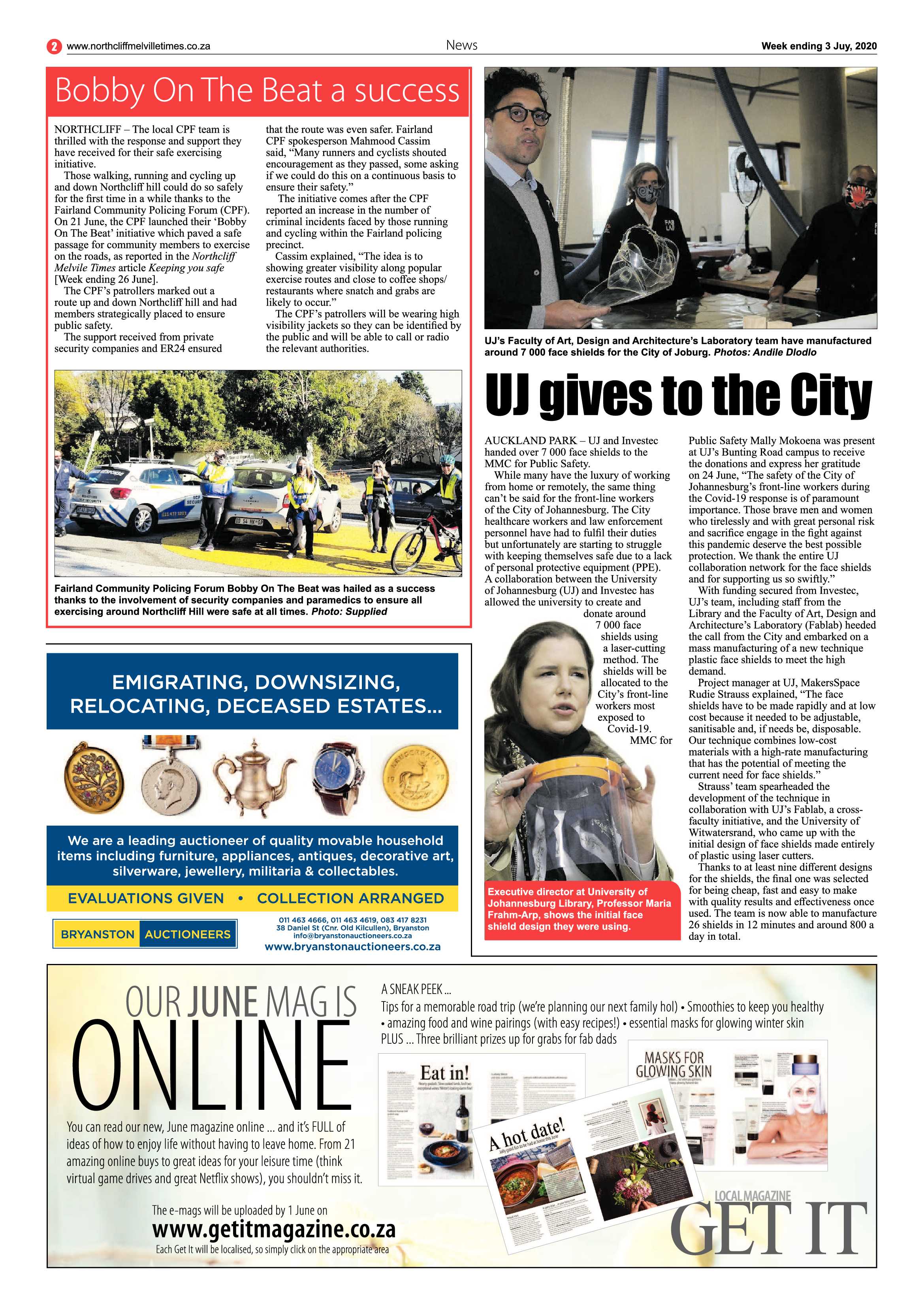 Northcliff Melville Times 3 July 2020 page 2