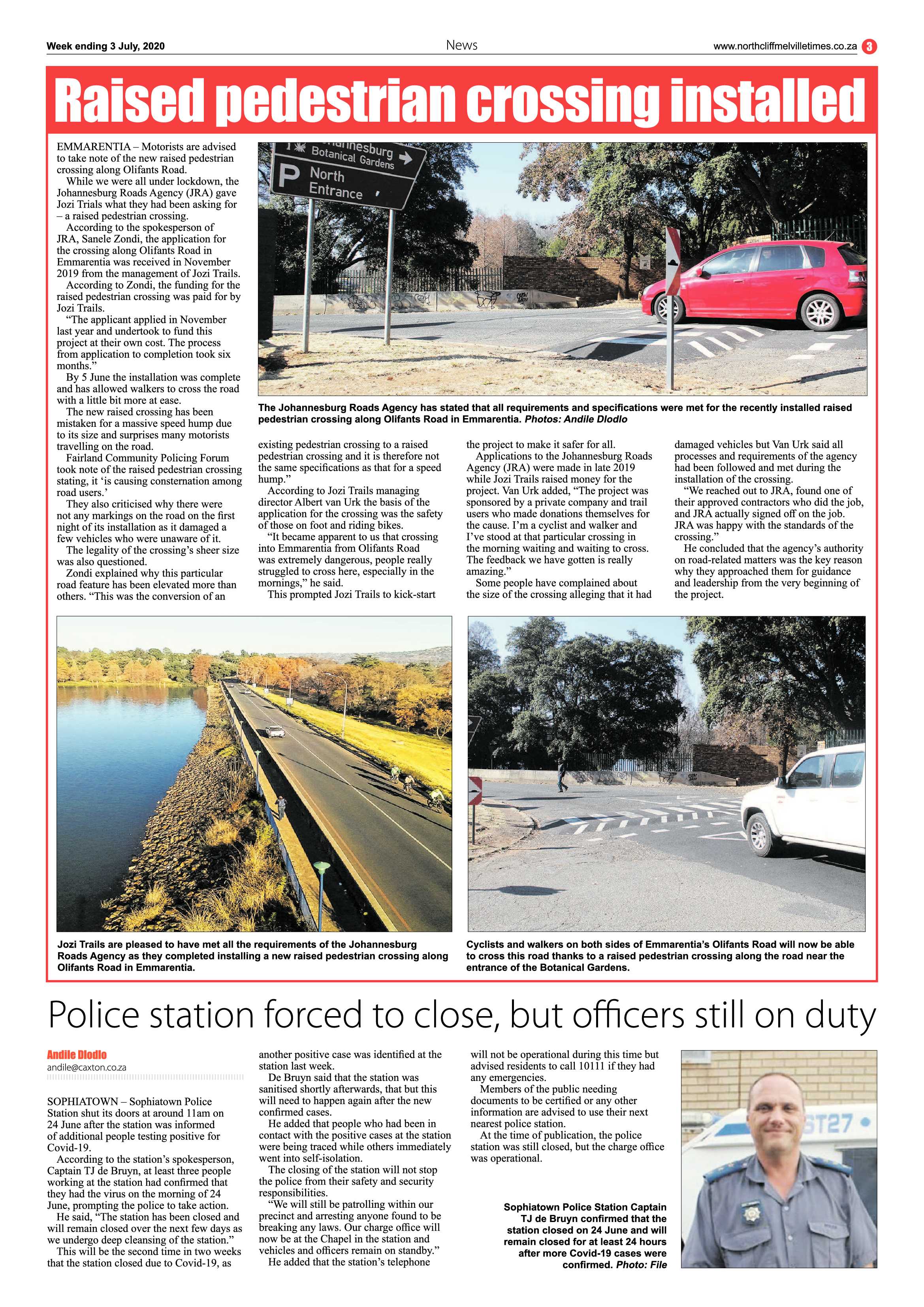 Northcliff Melville Times 3 July 2020 page 3