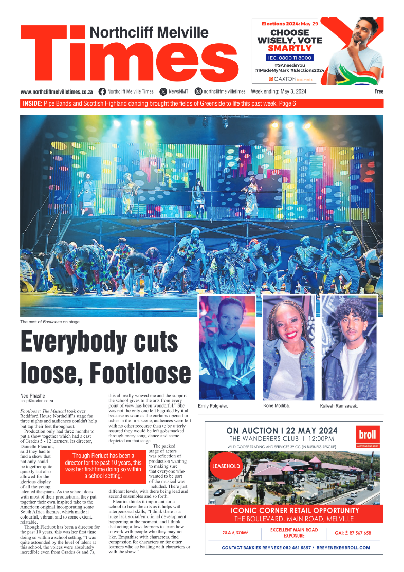 Northcliff Melville Times 03 May 2024 page 1