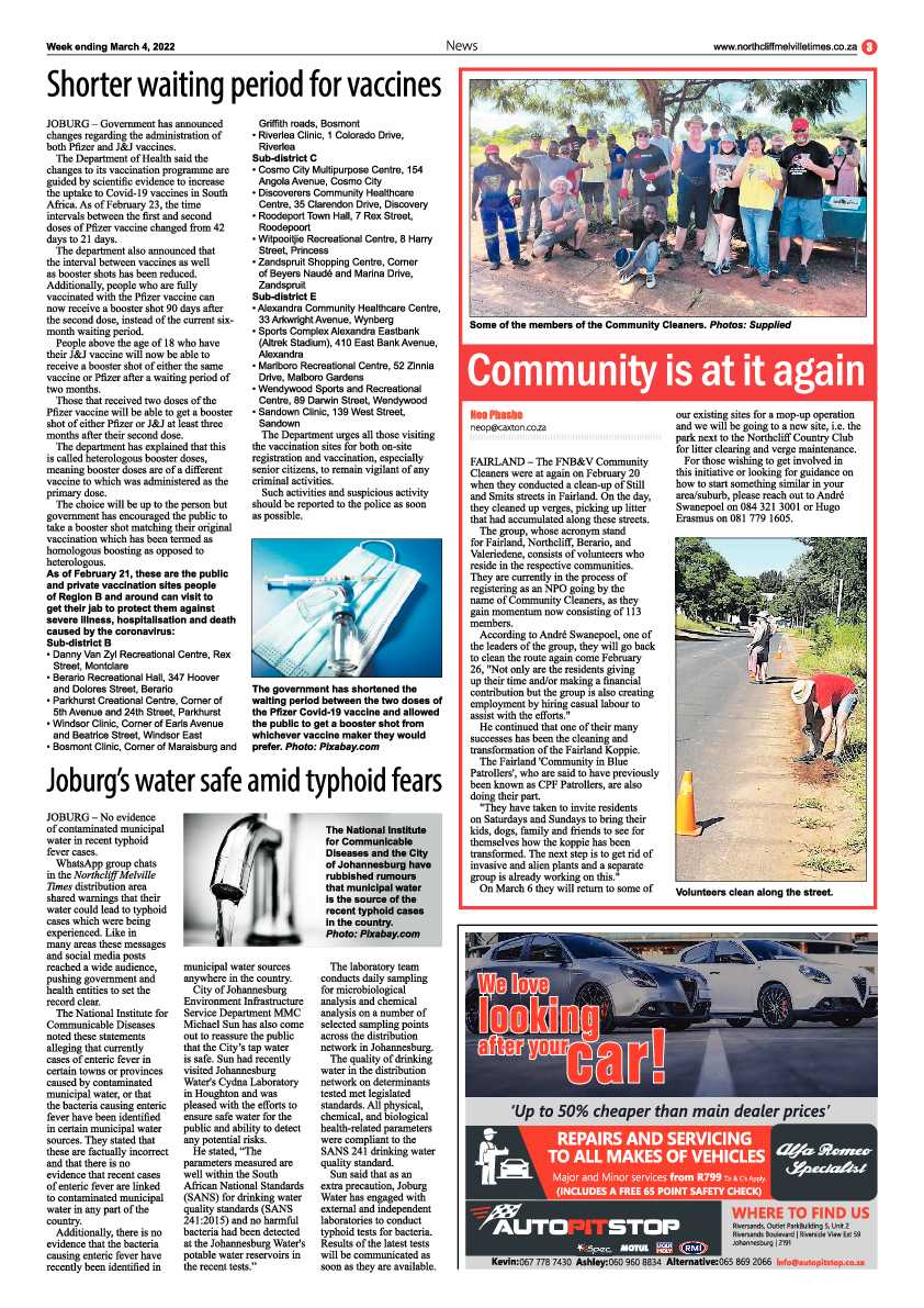 Northcliff Melville Times 04 March 2022 page 3