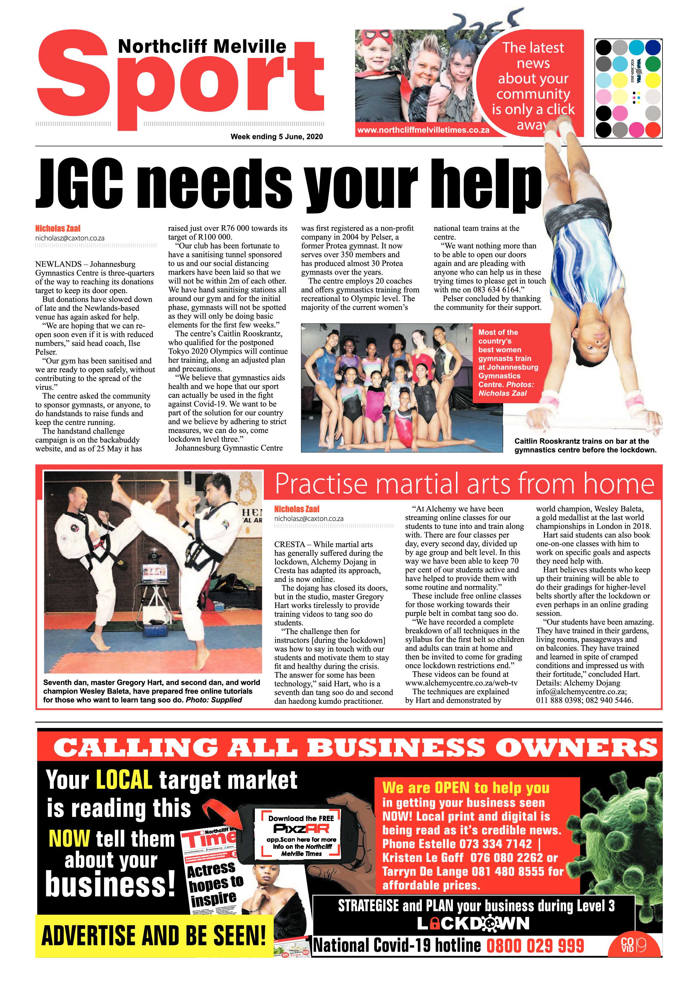 Northcliff Melville Times 05 June 2020 page 8