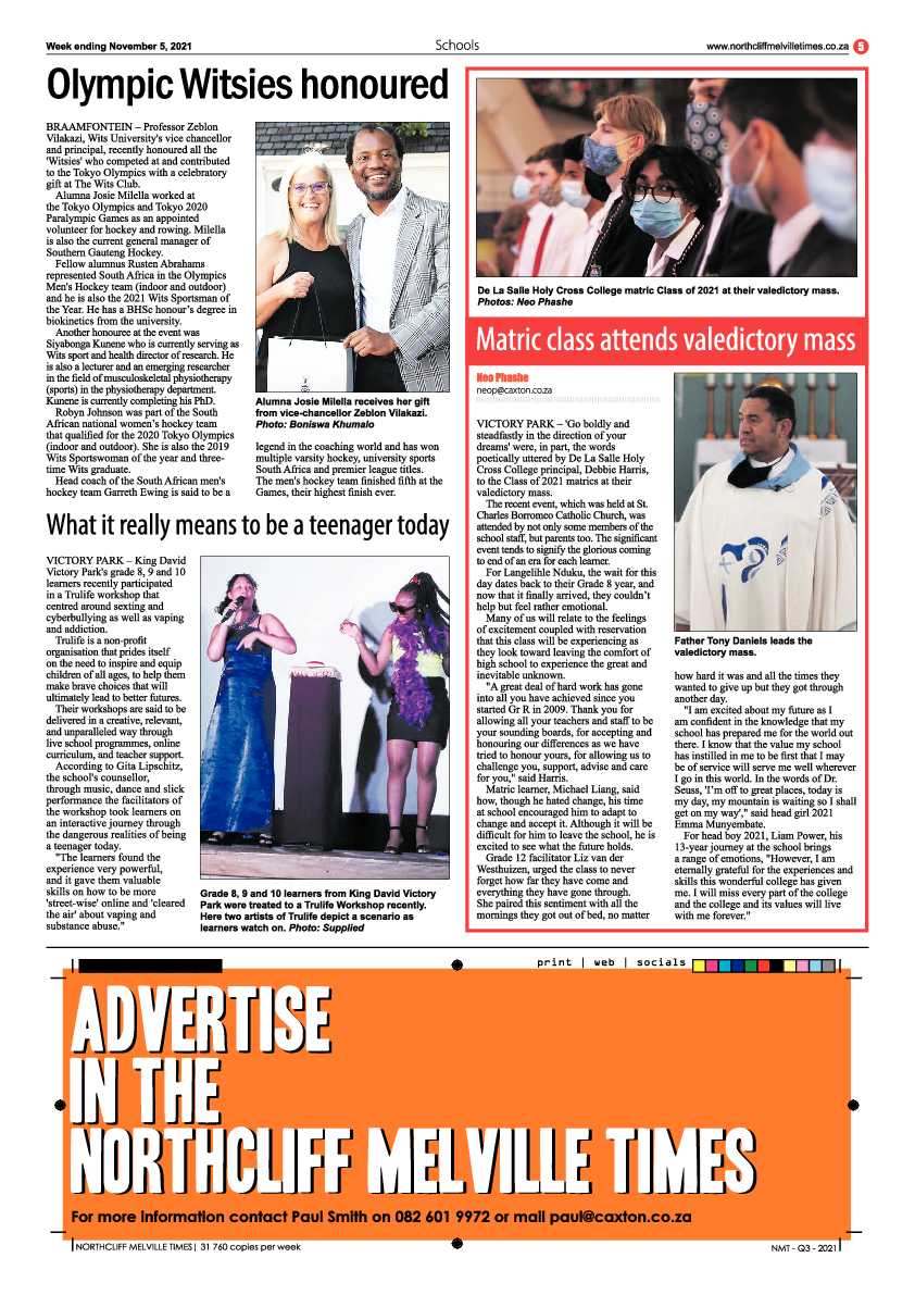 Northcliff Melville Times 05 November 2021 page 5